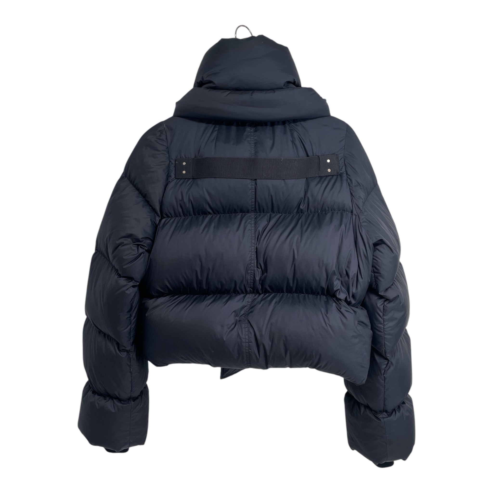 Rick Owens/Puffer Jkt/4/Polyester/NVY/DOUBLE NECK LAYER view 2