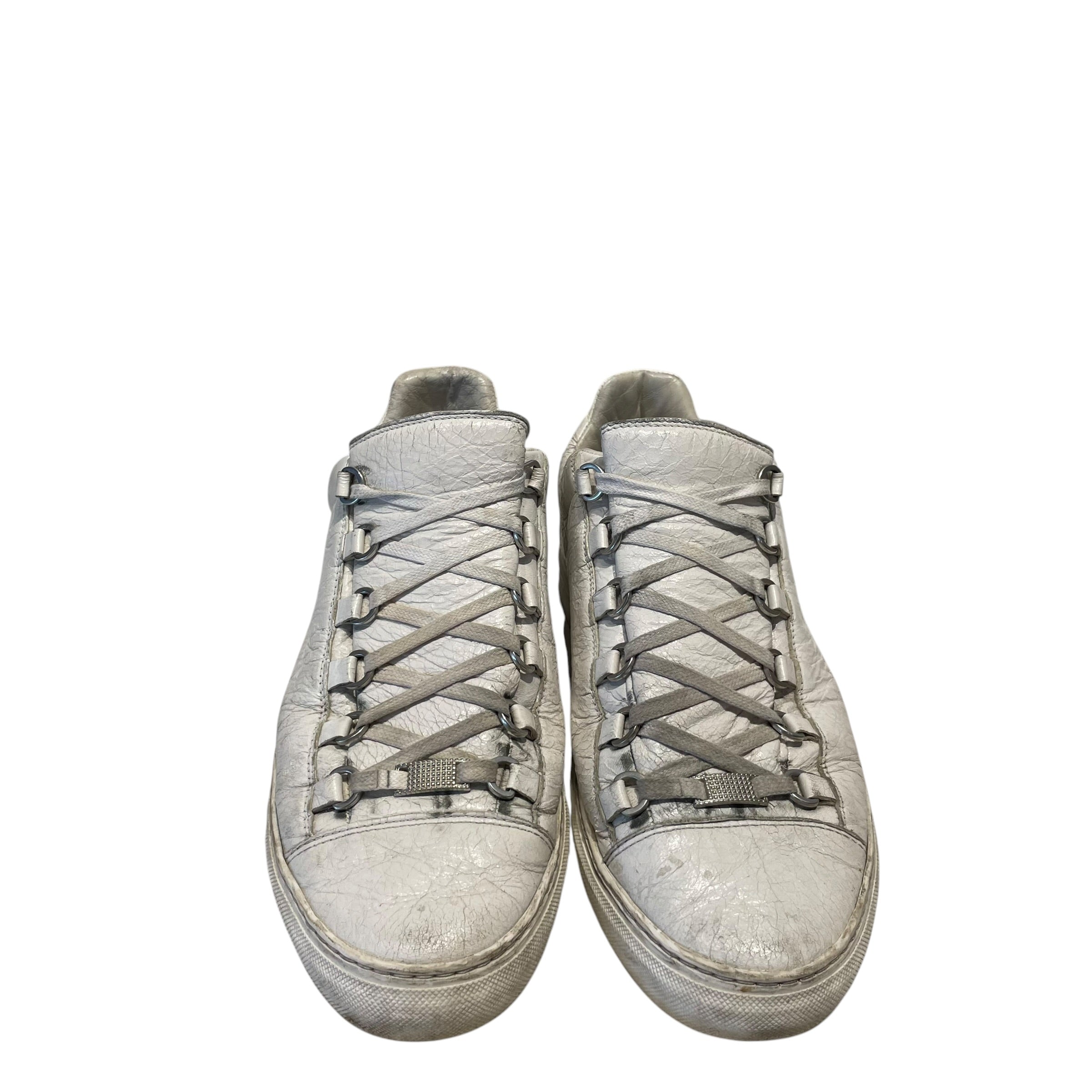 BALENCIAGA/Low-Sneakers/US 9/Leather/WHT/ARENA SNEAKERS view 2