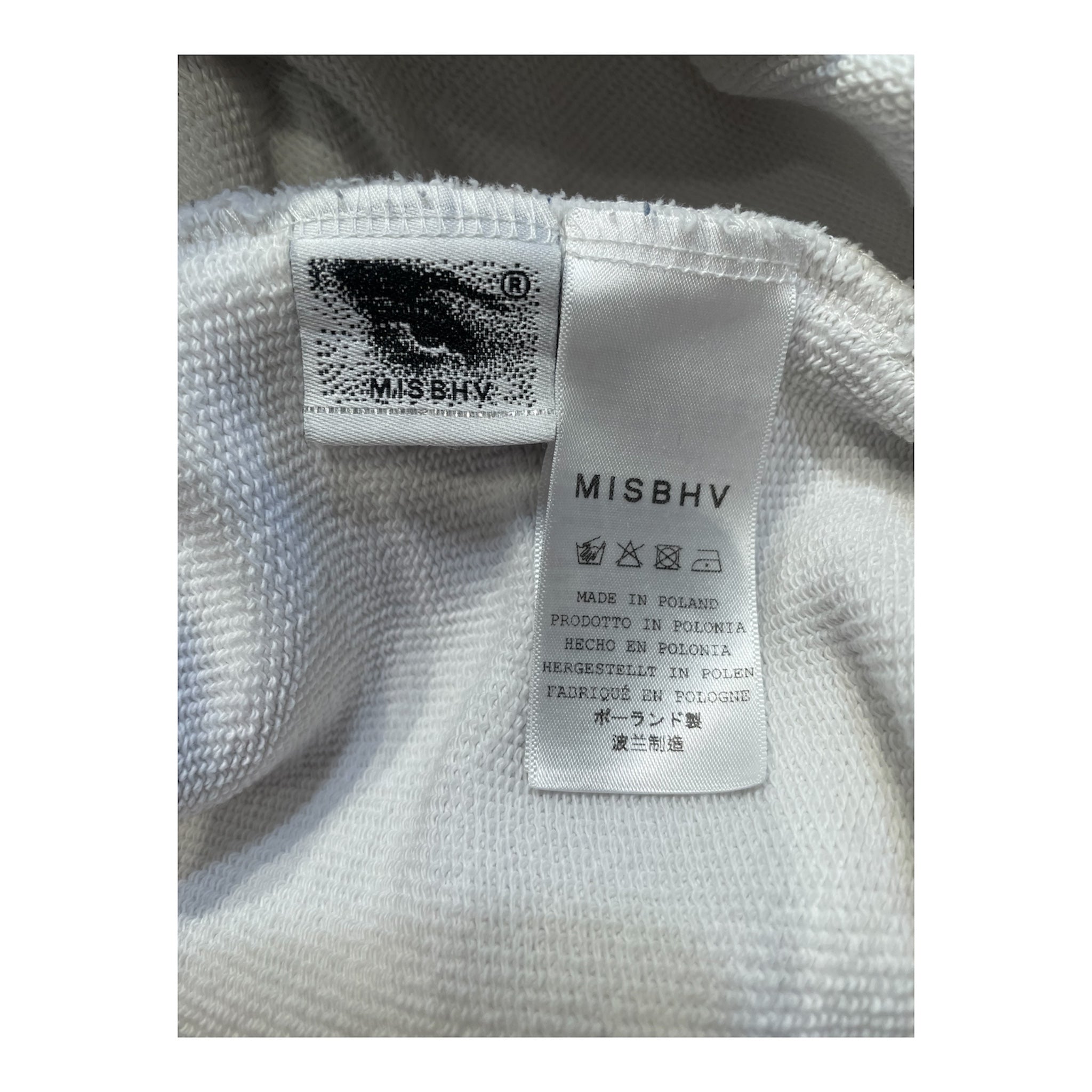 MISBHV/Hoodie/Cotton/WHT/ view 4