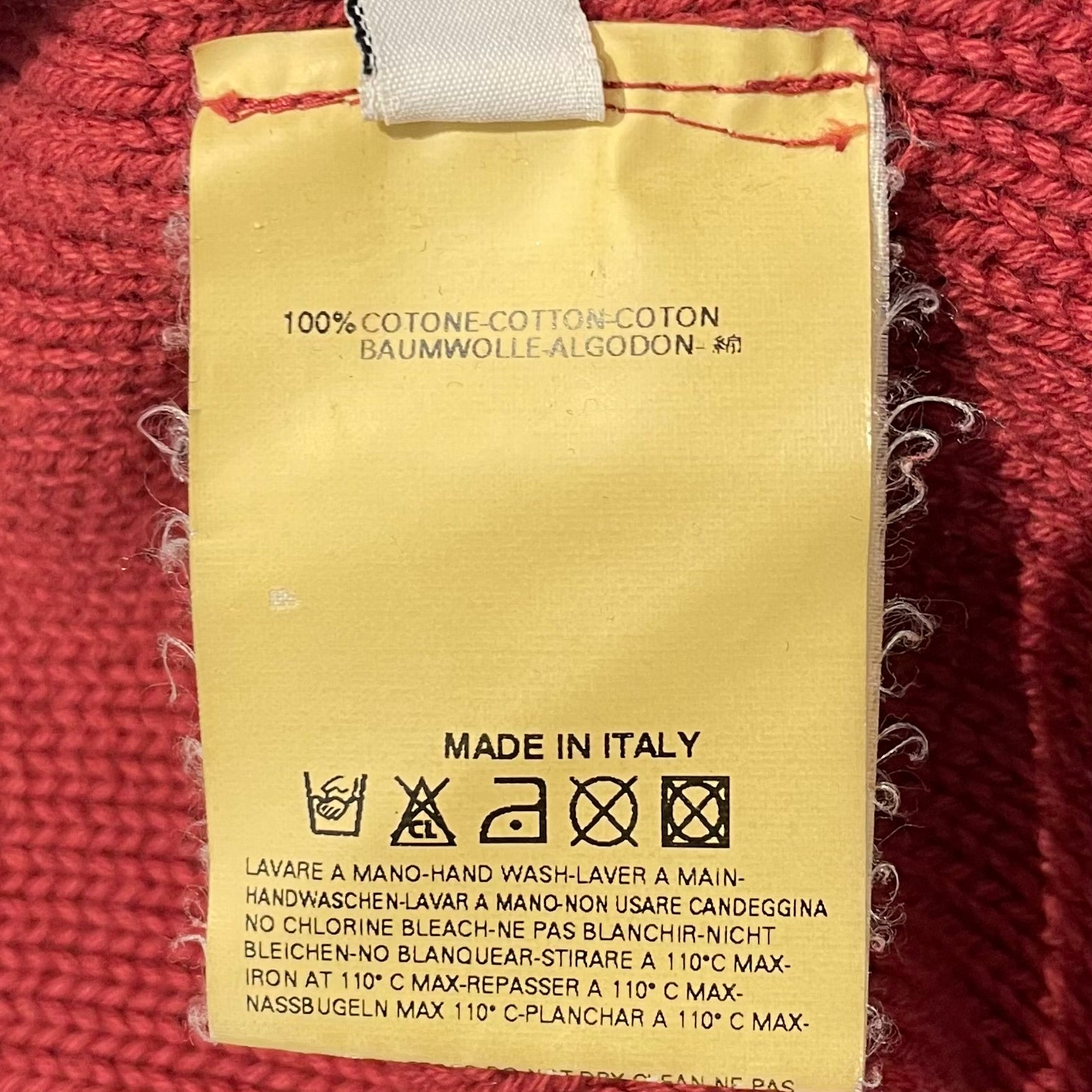 Martin Margiela/Cardigan/S/Cotton/RED/ view 4