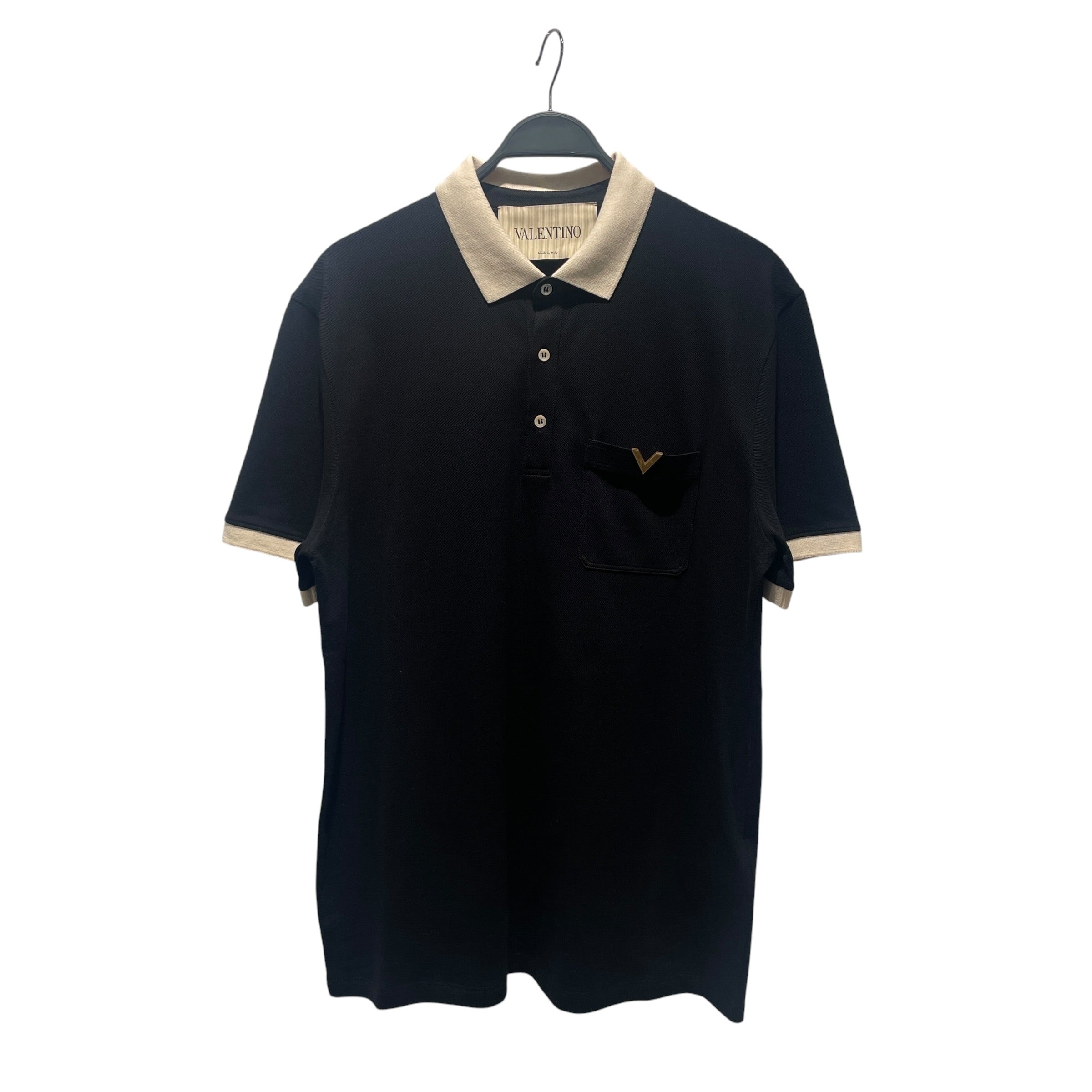VALENTINO GARAVANI/Polo Shirt/XL/Cotton/BLK/ view 1