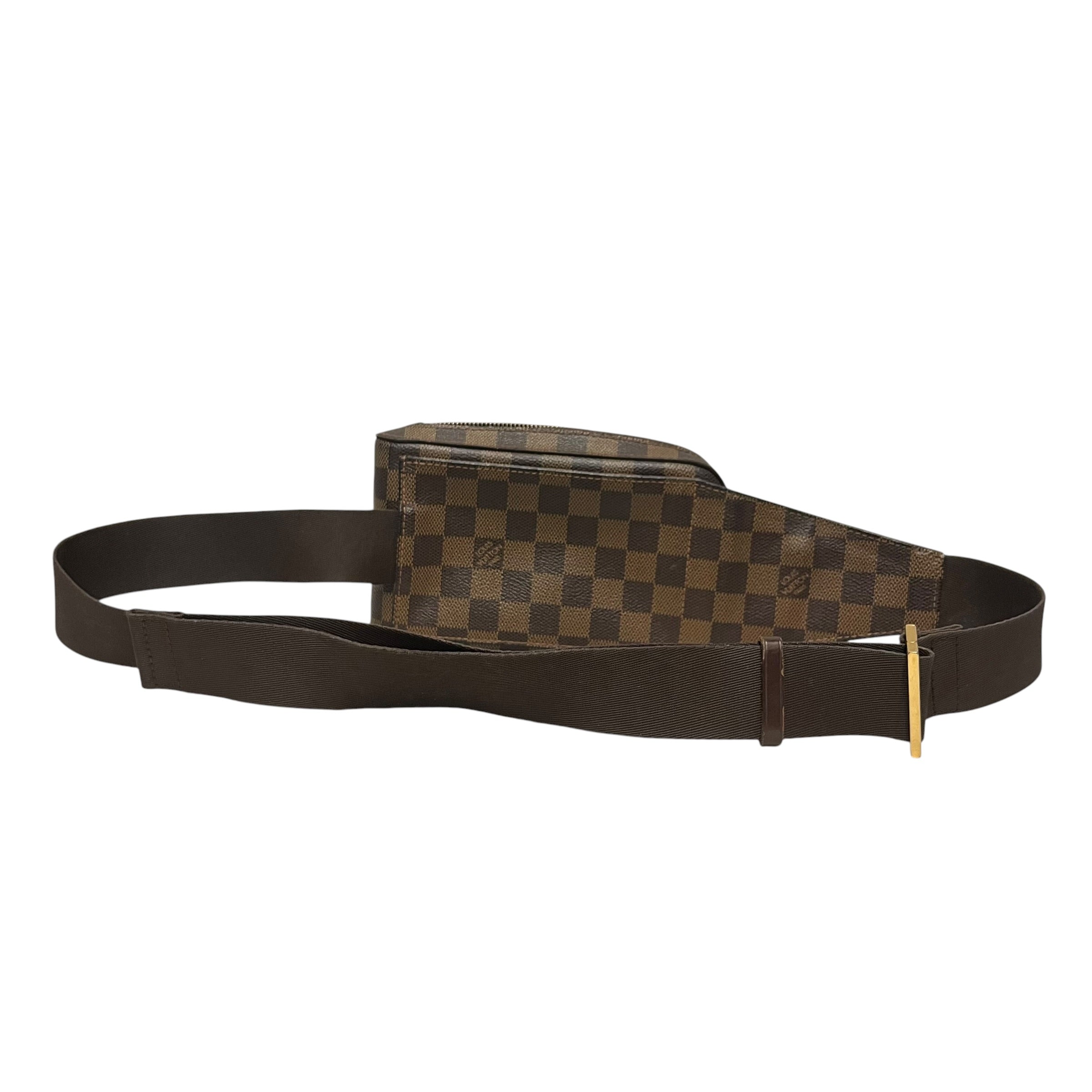 LOUIS VUITTON/Fanny Pack/Monogram/Leather/BRW/loius vuitton damier fannypak view 2