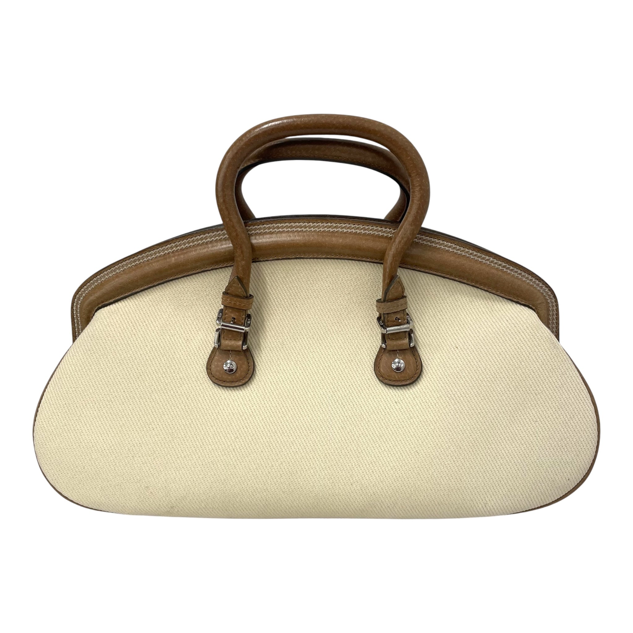 Christian Dior/Hand Bag/Linen/CRM/DETECTIVE HANDBAG 05-MA-1015 view 2