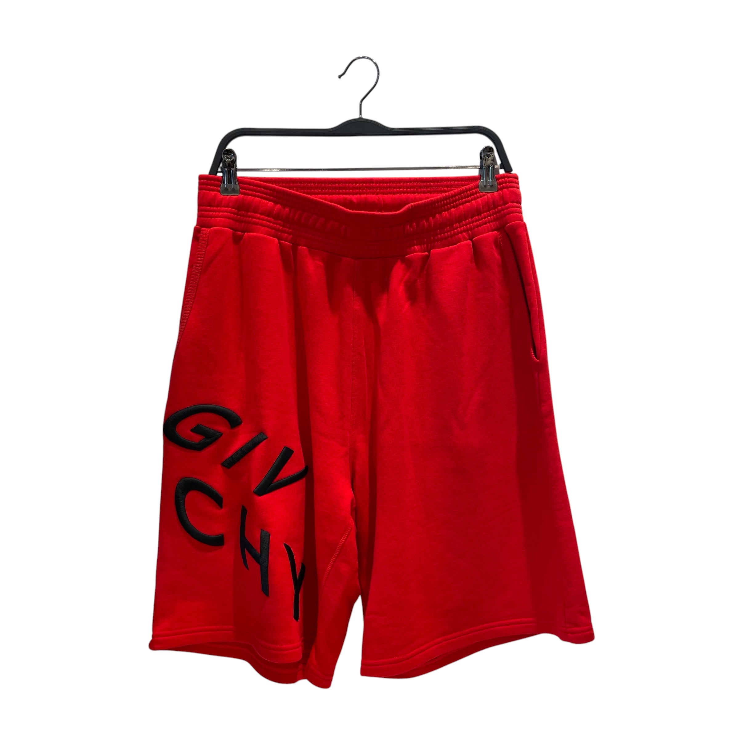 GIVENCHY/Shorts/L/Cotton/RED/BLACK CRAZY WORD LOGO view 2