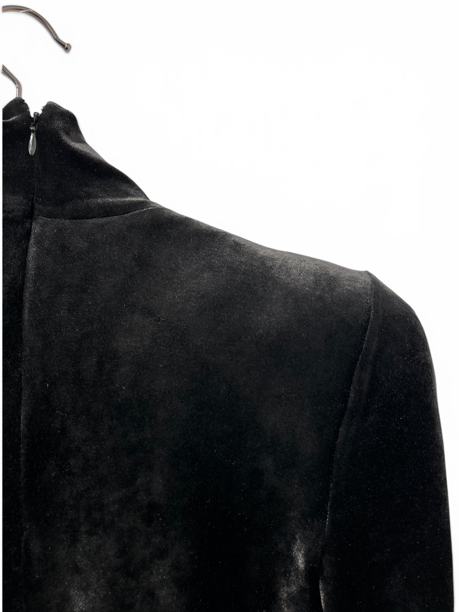 BALENCIAGA/Dress/42/Velour/BLK/FLUID VELVET JERSEY DRESS NWT view 6