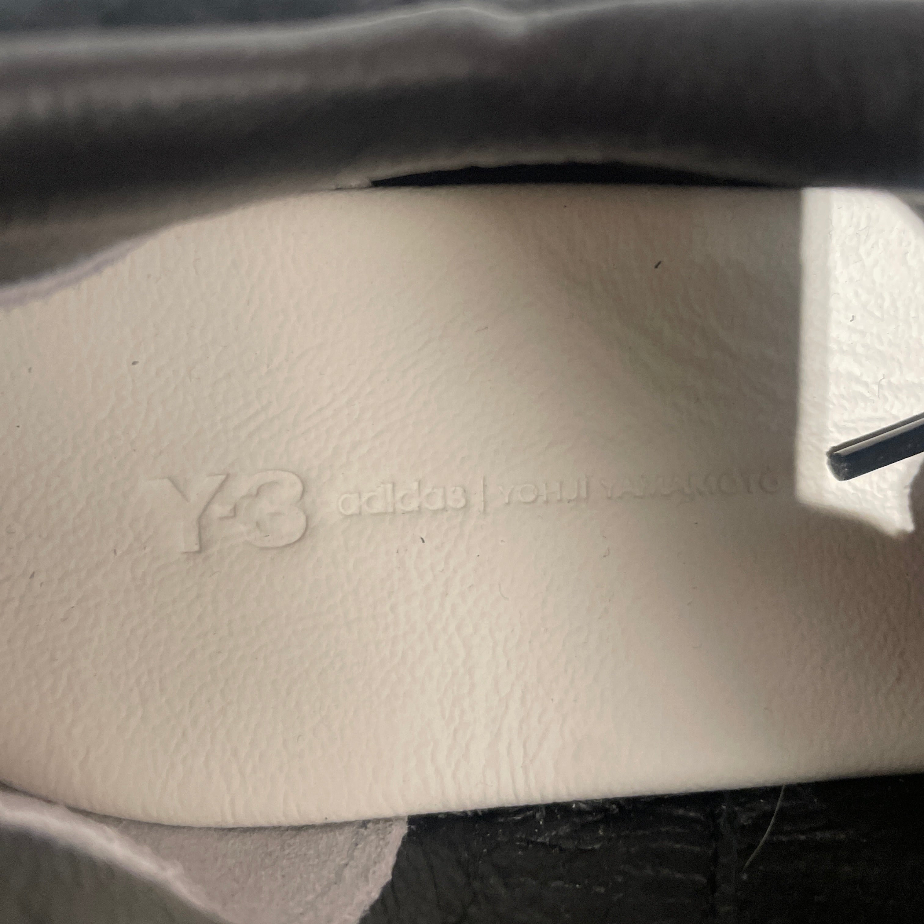 adidas/Y-3/Low-Sneakers/US 7/Suede/BLK/ADIDAS Y-3 BLACK SUPERSTAR view 3