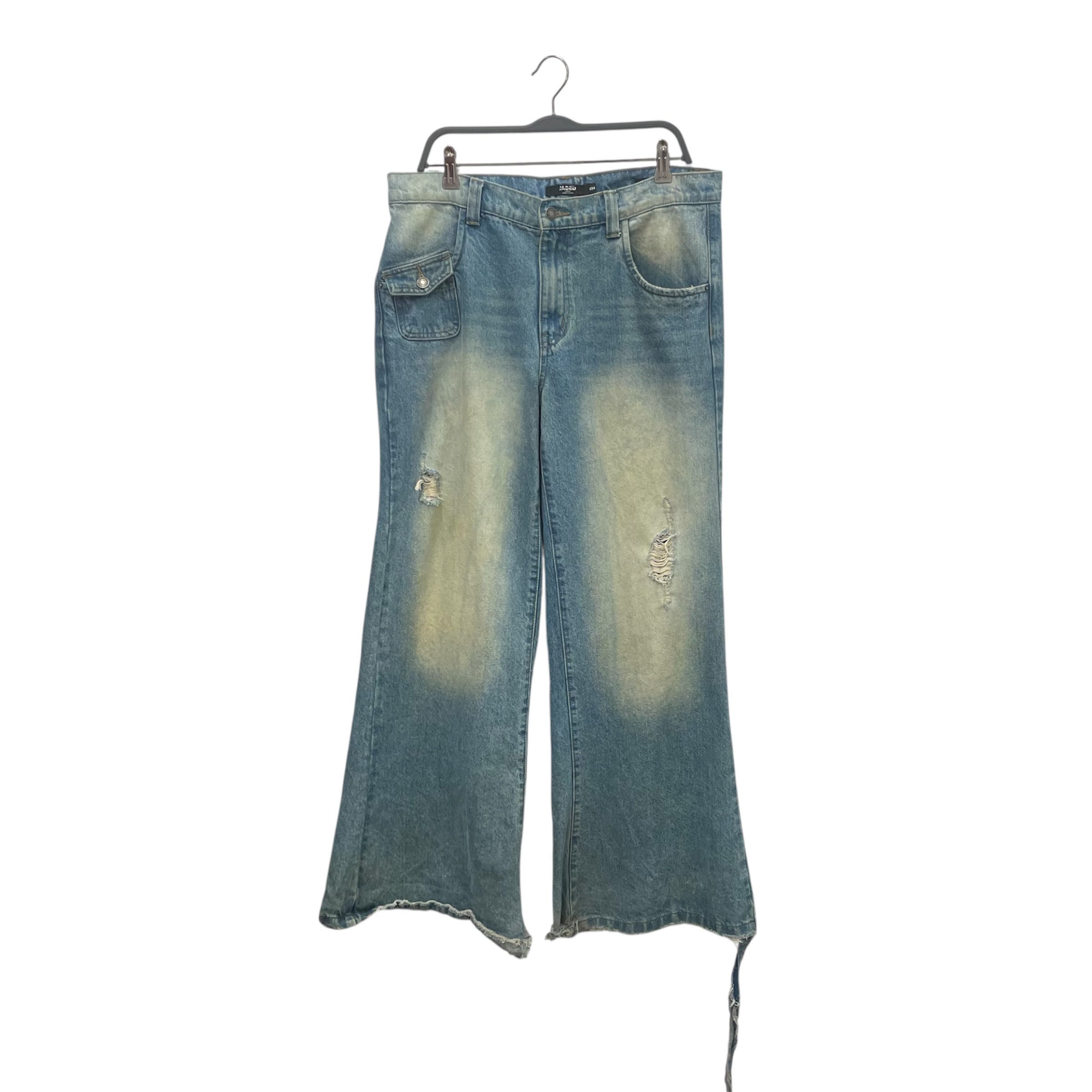 JADED LONDON/Pants/34/Denim/IDG/JADED LONDON BLUE FLARES view 1