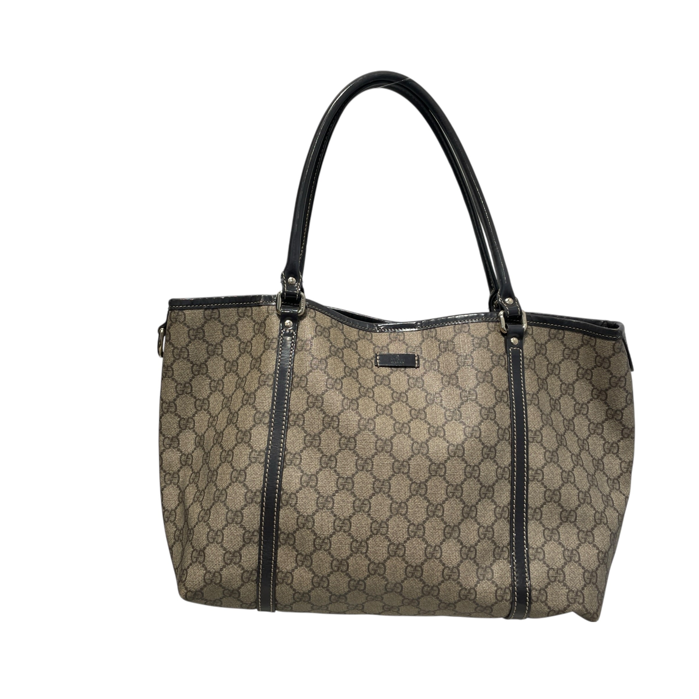 GUCCI/Hand Bag/Monogram/Leather/BRW/GG Supreme Joy Medium Tote view 1