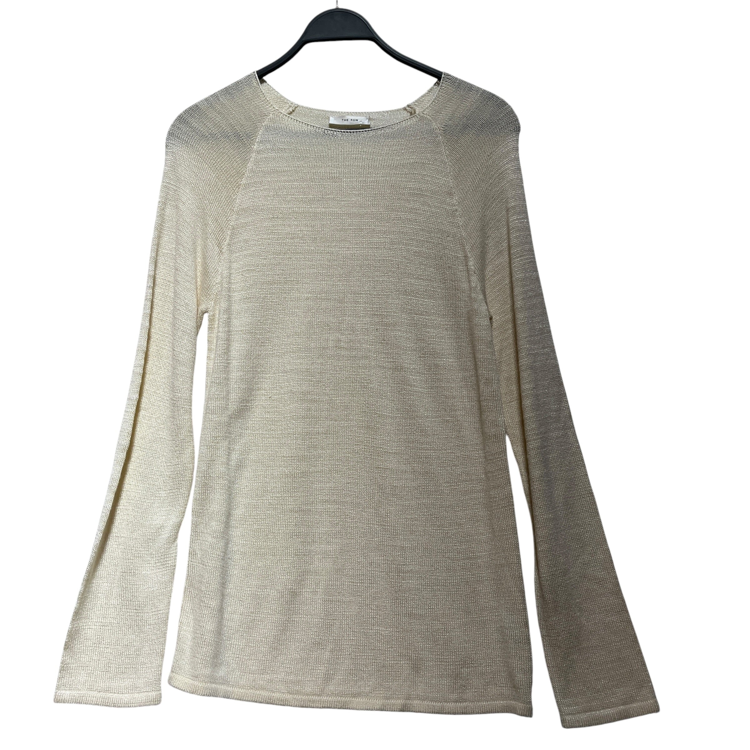 THE ROW/LS T-Shirt/L/Silk/CRM/JIPIN SHIRT view 1