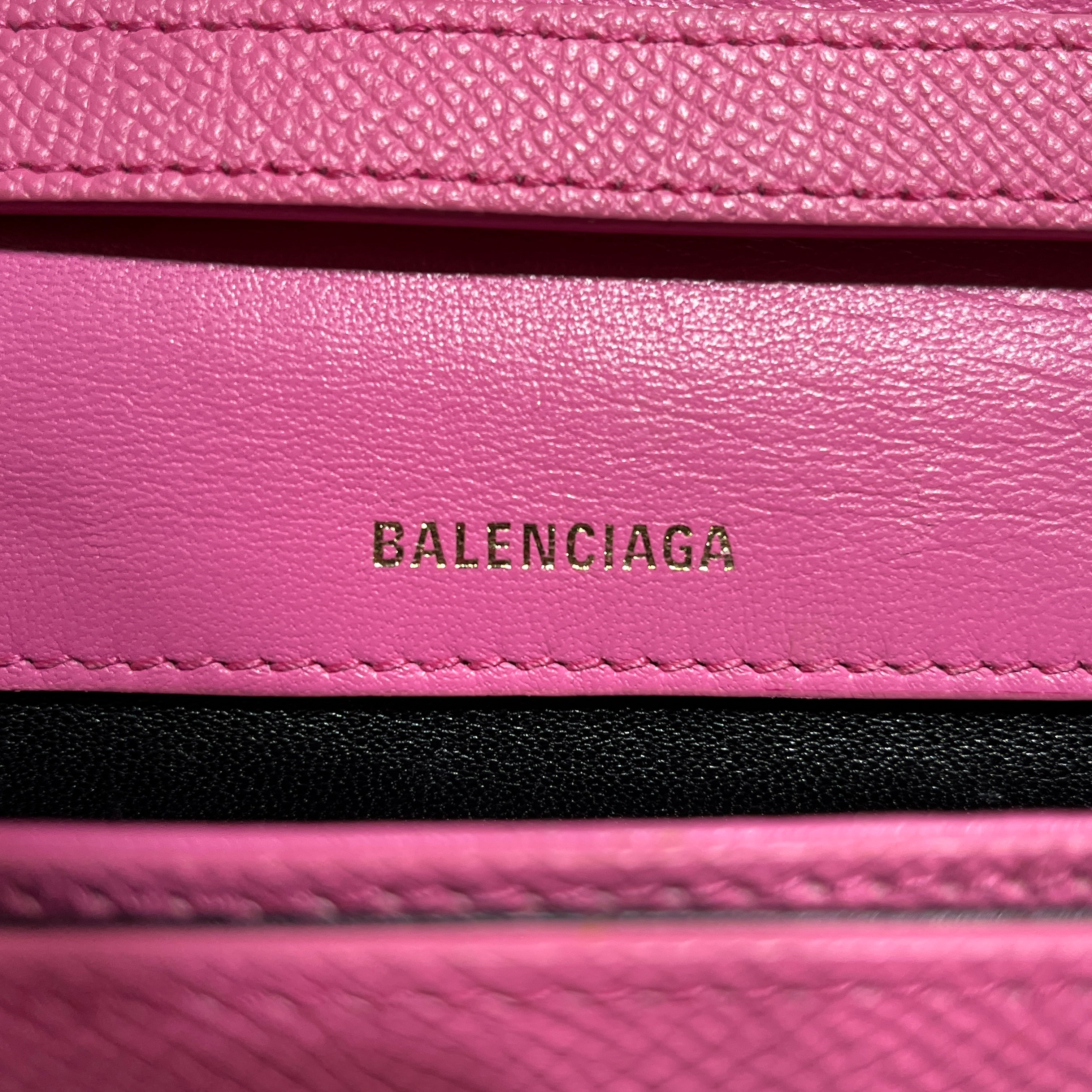 BALENCIAGA/Cross Body Bag/Leather/PNK/Ville Leather Crossbody view 6