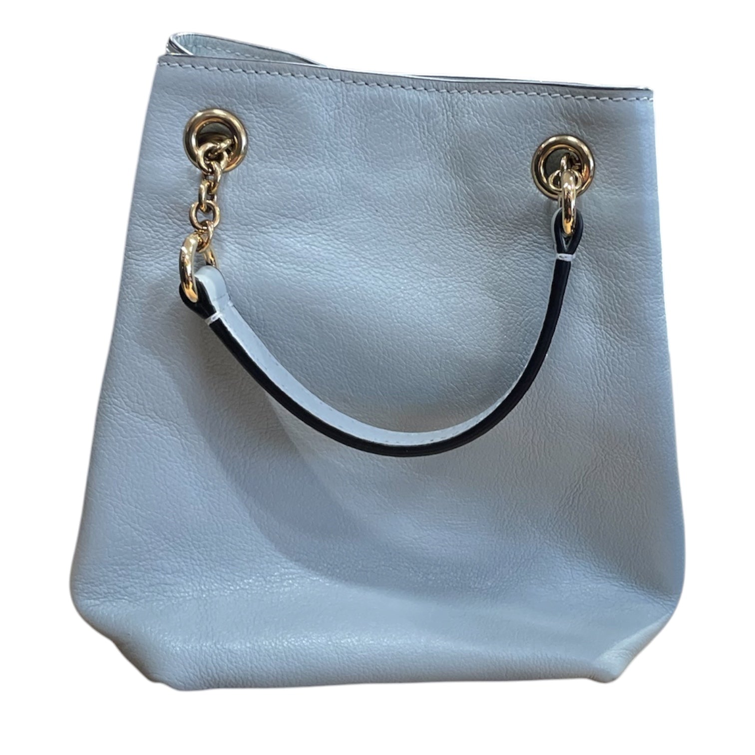 Chloe/Cross Body Bag/Leather/BLU/GOLD-TONE/MINI/BUCKET view 2
