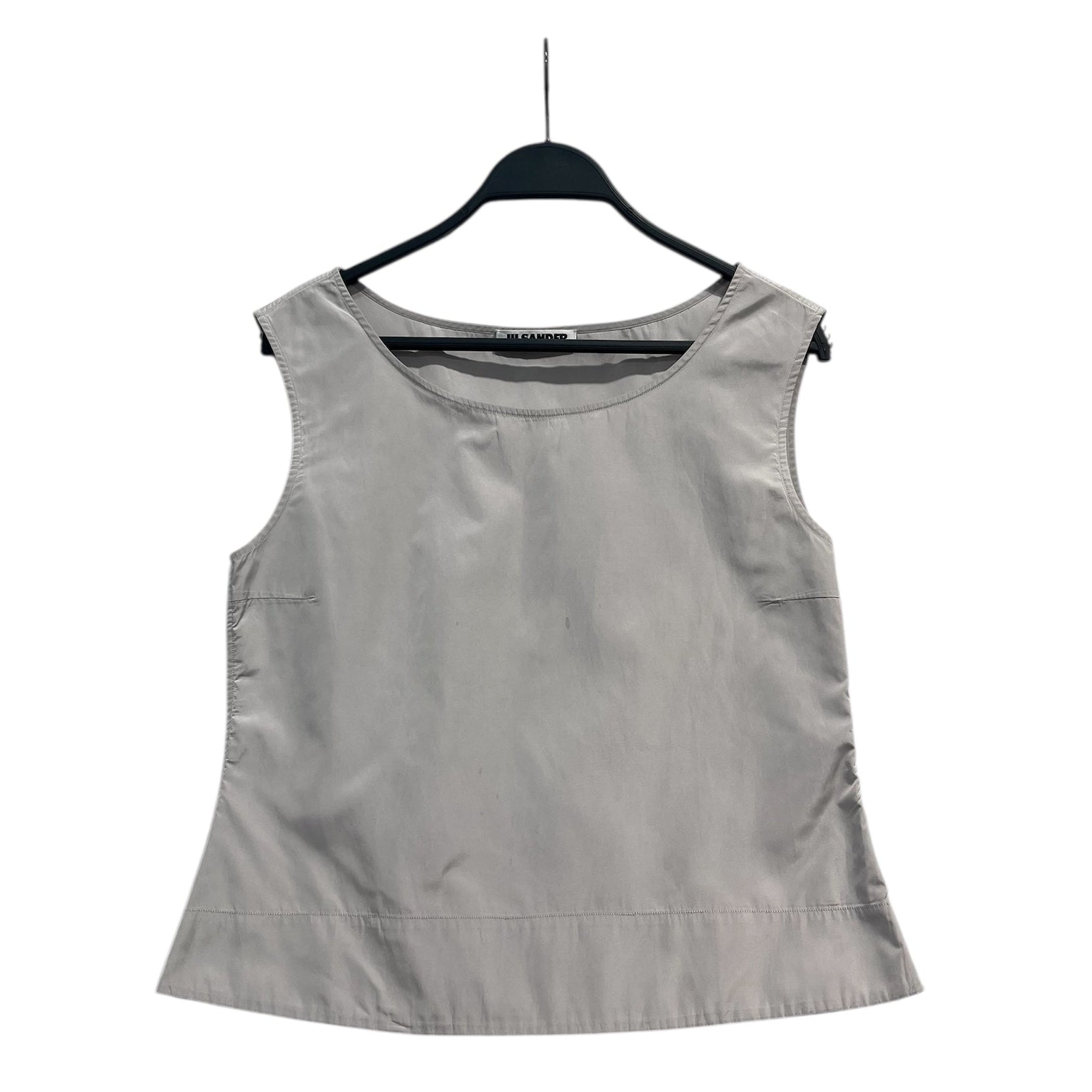 JIL SANDER/Camisole/36/Polyester/GRY/SIDE ZIP DARTING view 1
