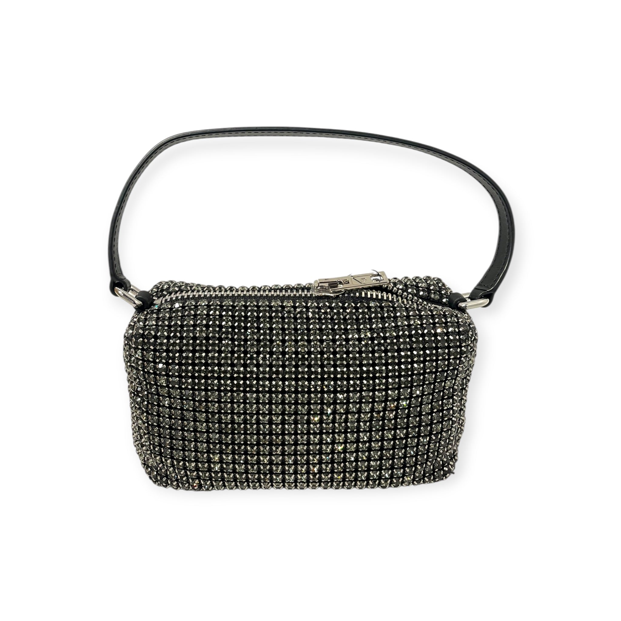 Alexander Wang/Hand Bag/Glitter/Polyester/BLK/CRYSTAL MESH HEIRESS POUCH view 1