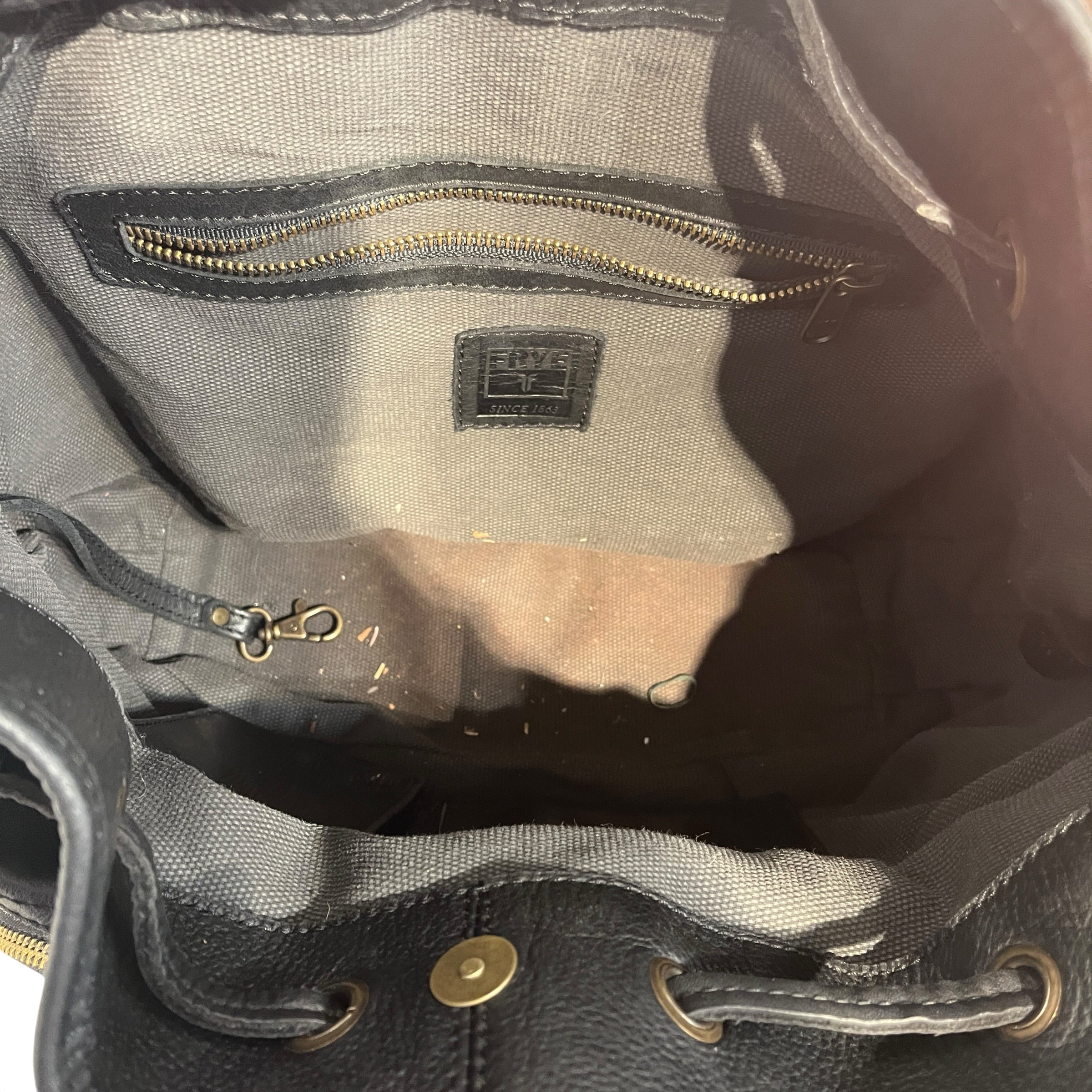 FRYE/Bag/Leather/BLK/Brooke Studded Bag view 3