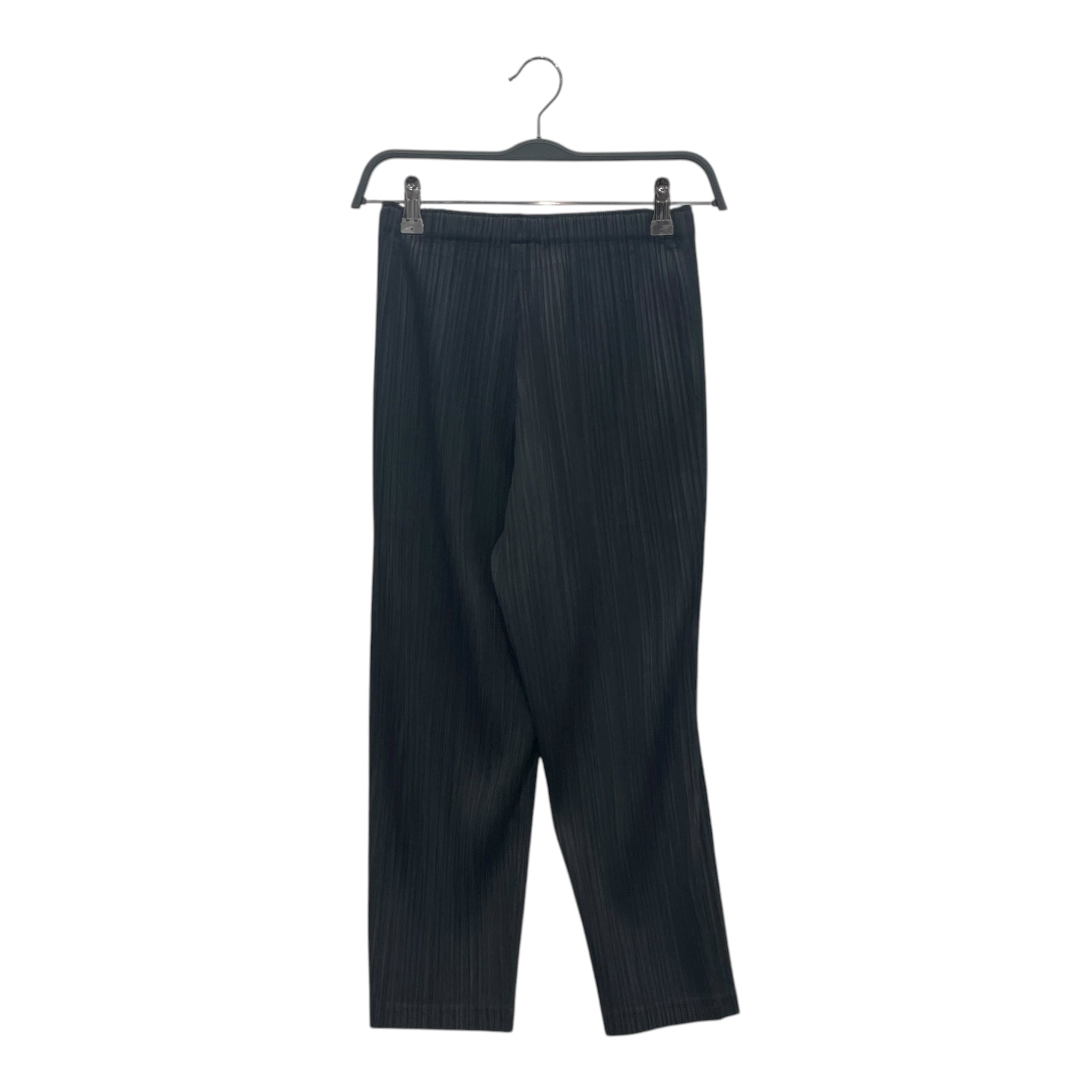 PLEATS PLEASE ISSEY MIYAKE/Sarouel Pants/1/Polyester/BLK/PP86-JF431 view 2