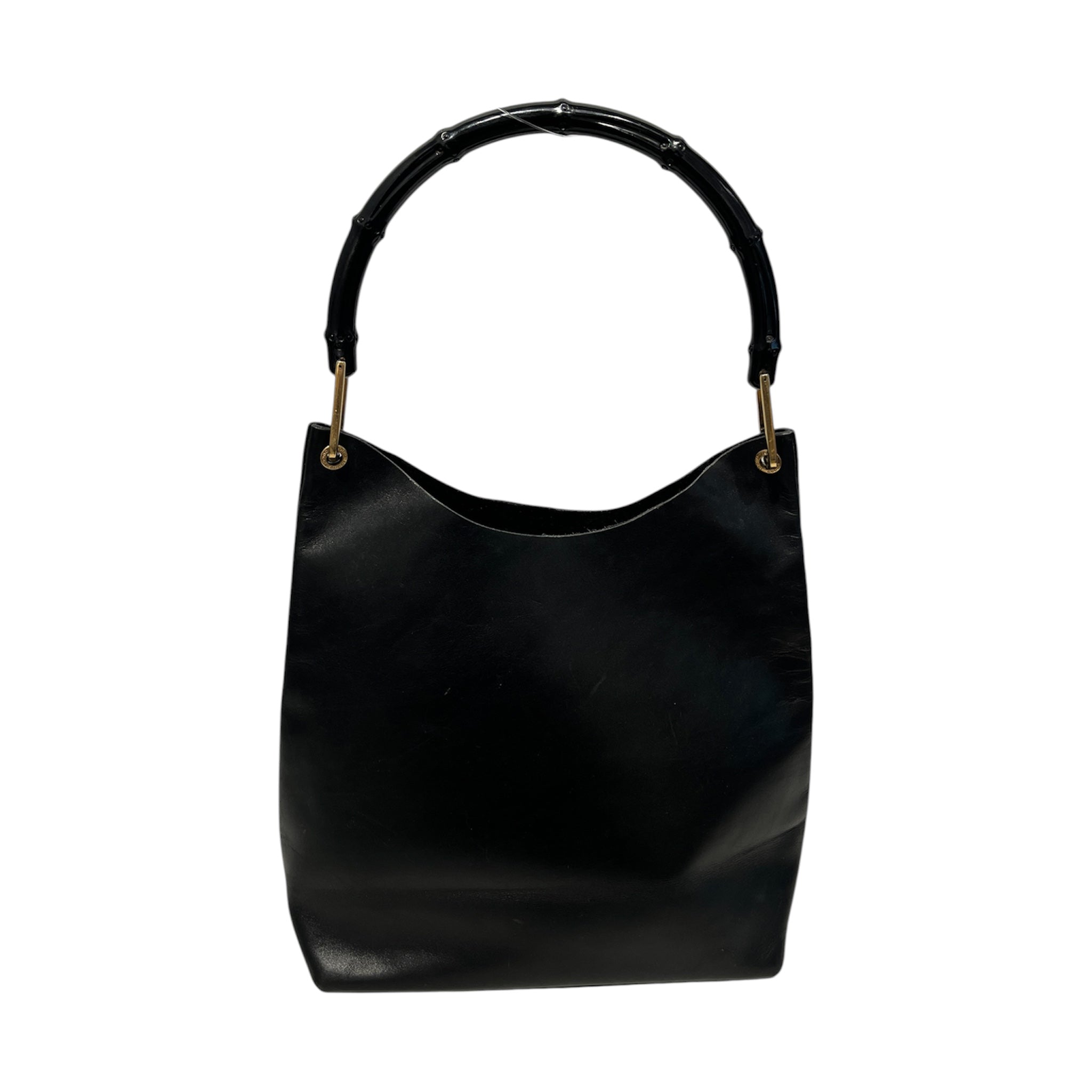 GUCCI/Hand Bag/Leather/BLK/Bamboo Hobo Shldr Bag view 2