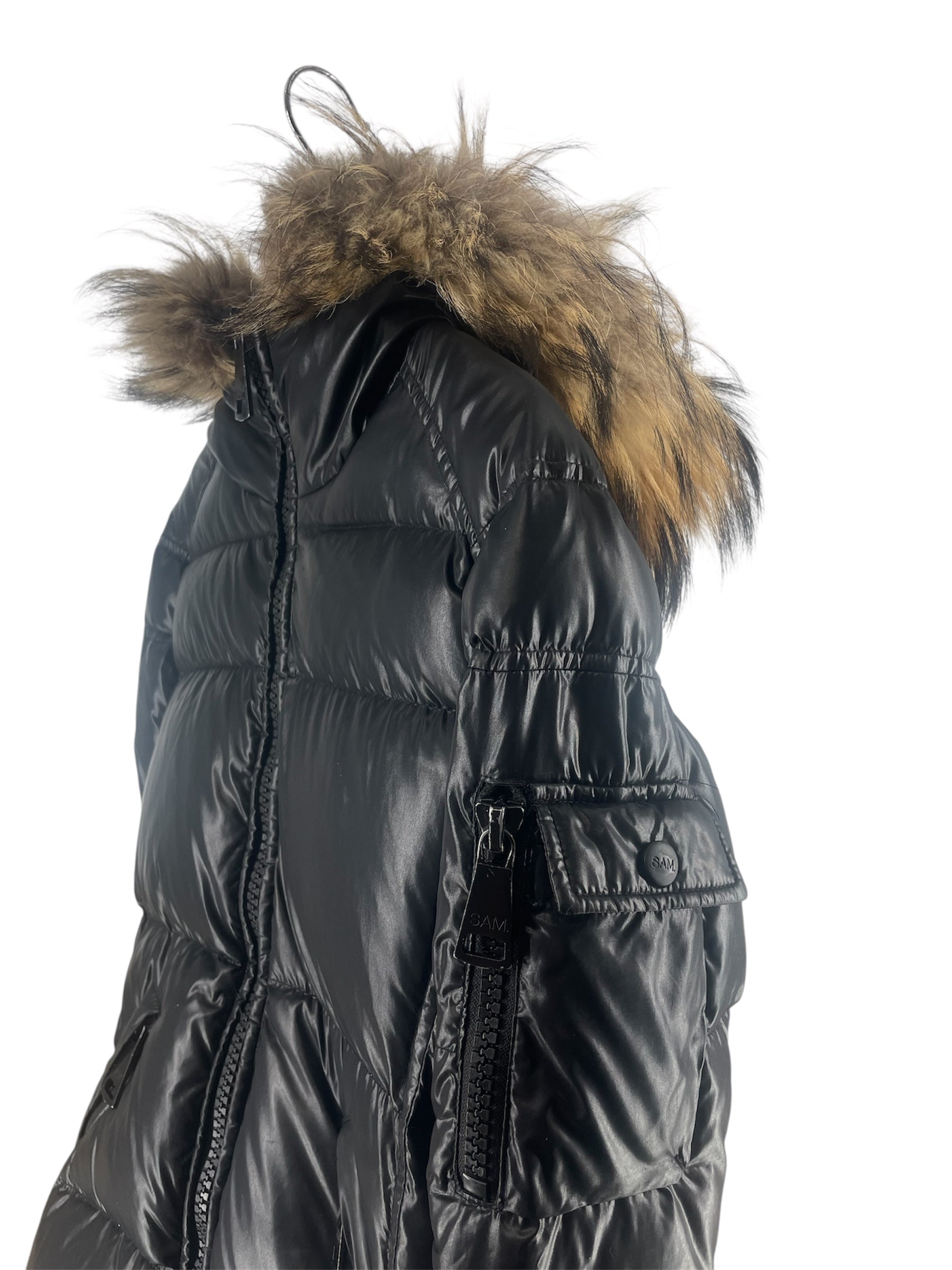 SAM.(SAM New York)/Puffer Jkt/XS/Polyester/BLK/PUFFER JACKET - XWB234NDR view 3