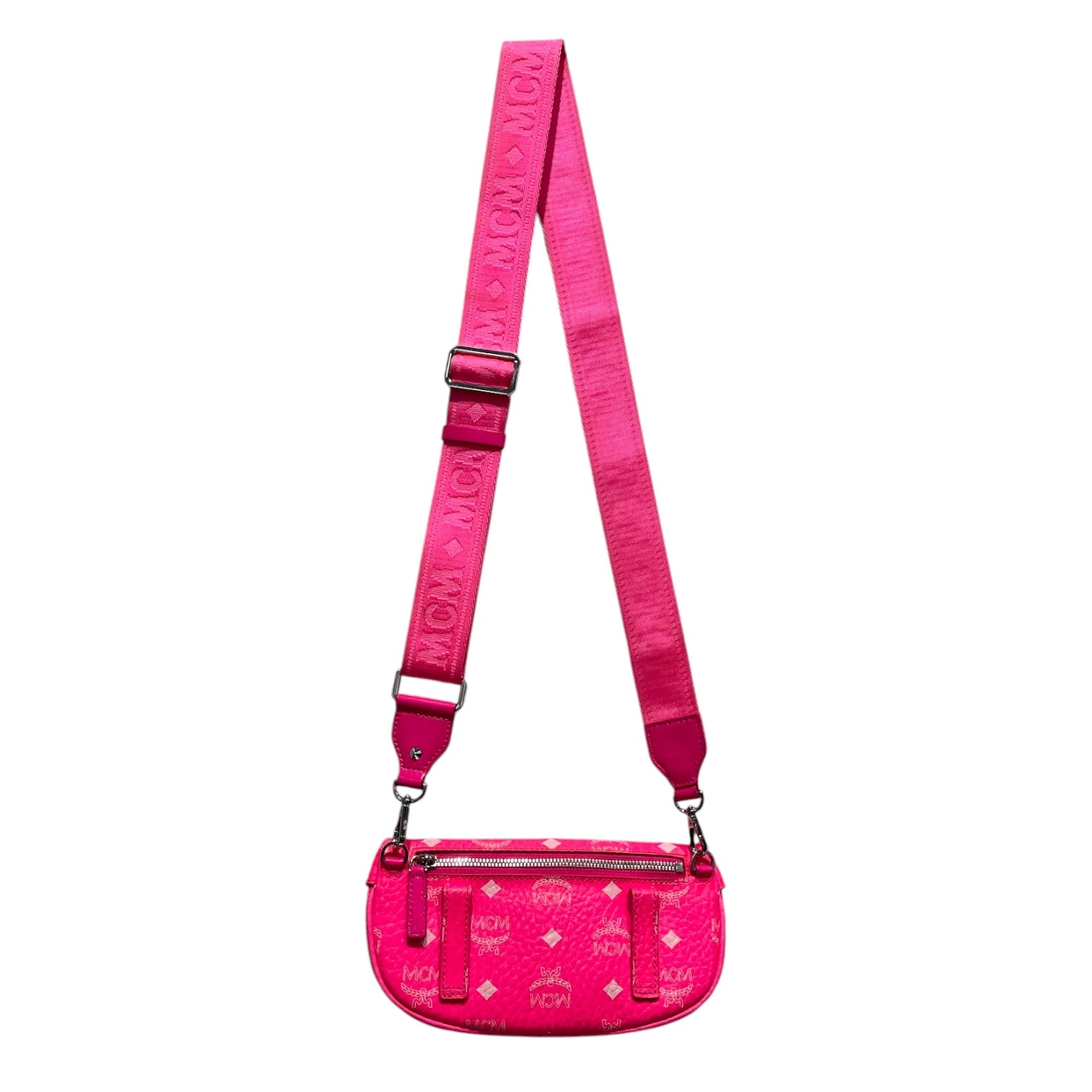 MCM/Fanny Pack/Monogram/Leather/PNK/ view 2