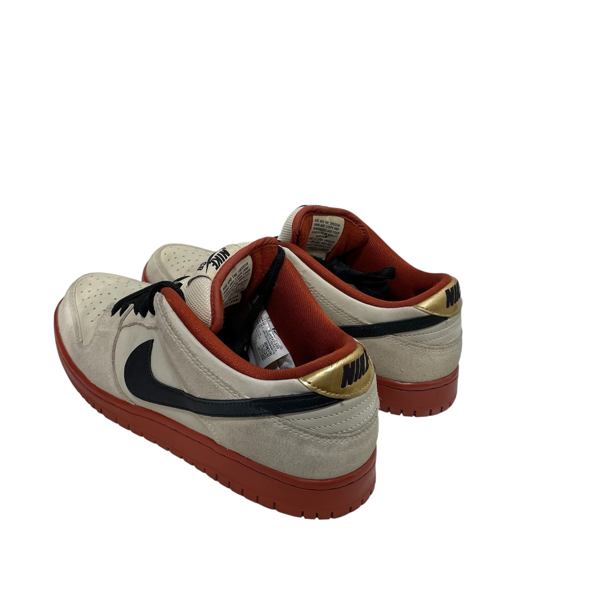 NIKE/Low-Sneakers/US 8.5/Suede/CRM/NIKE SB DUNK MUSLIN view 2