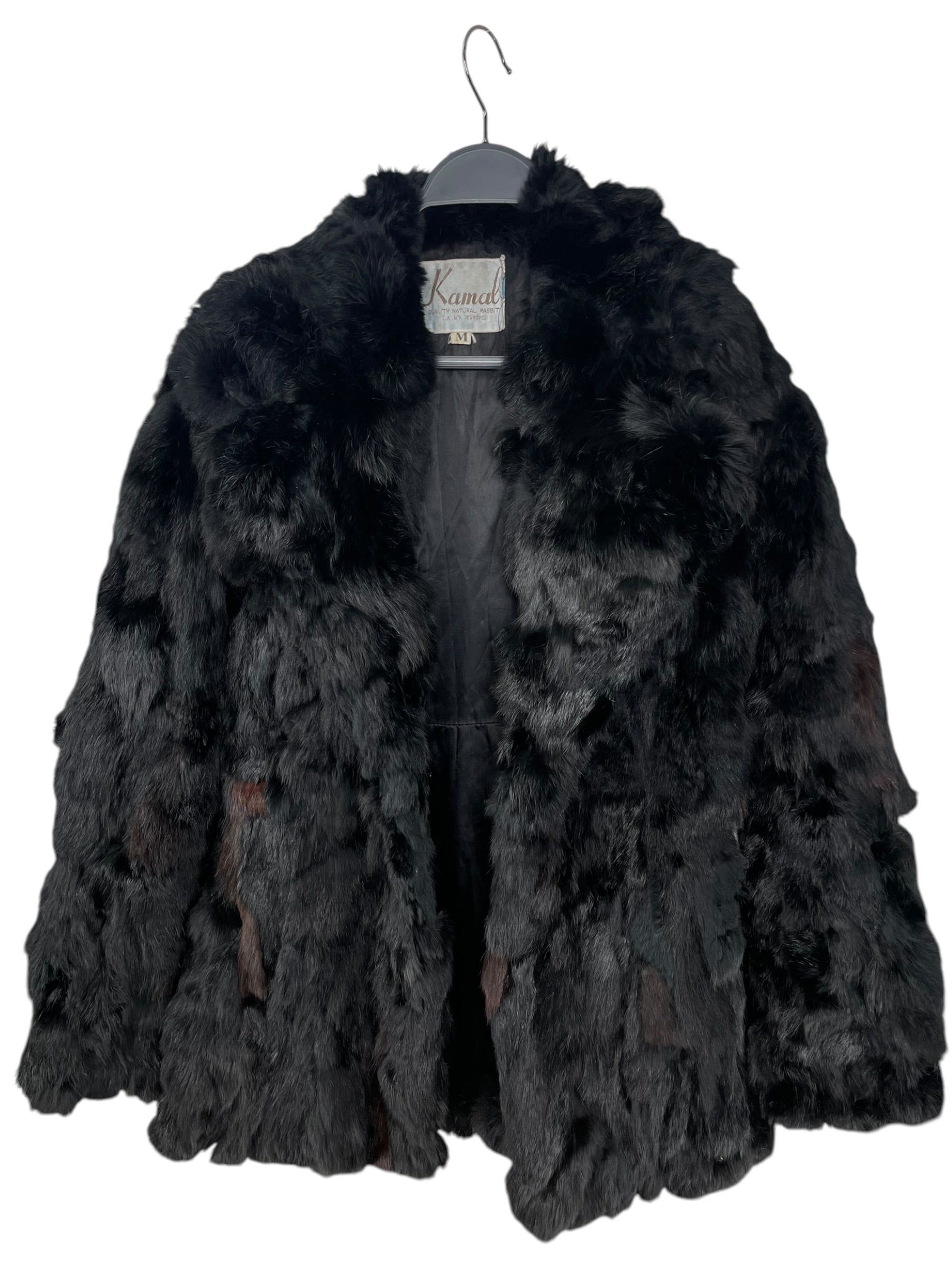 KAMAL/Jacket/M/Fur/BLK/RABBIT FUR COAT view 1