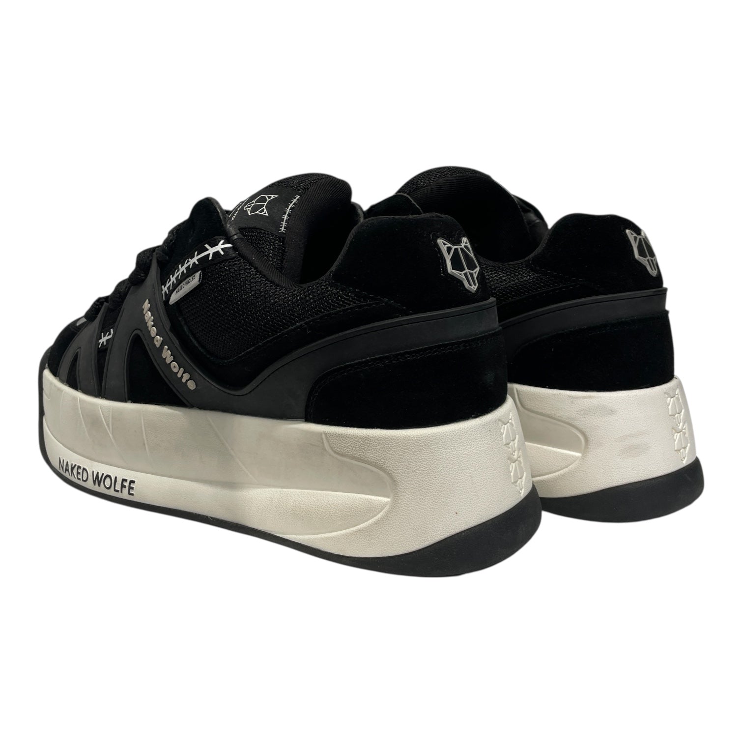 NAKED WOLFE/Shoes/EU 44.5/Border/BLK/Slide Sneaker view 2