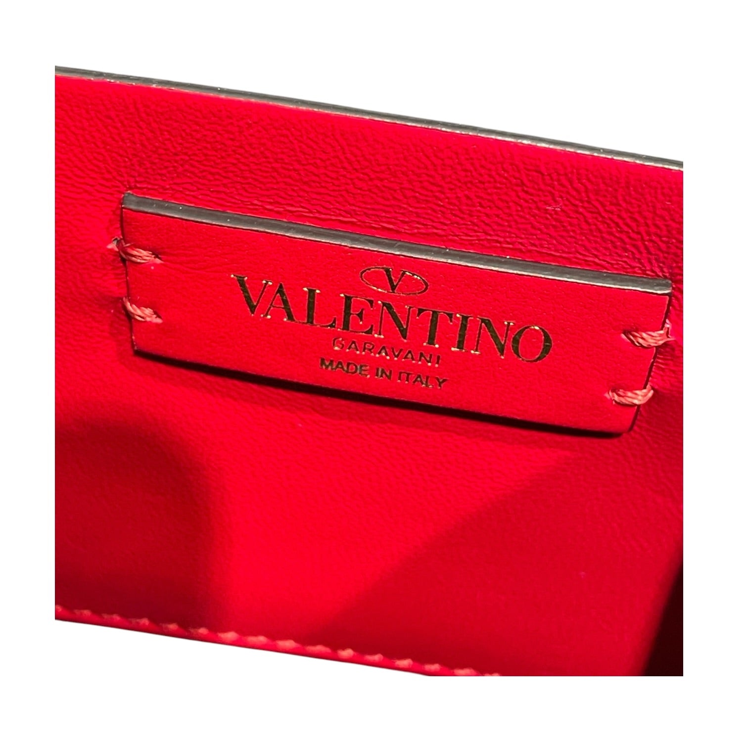 VALENTINO GARAVANI/Cross Body Bag/Leather/BLK/V SLING CROSSBODY view 3