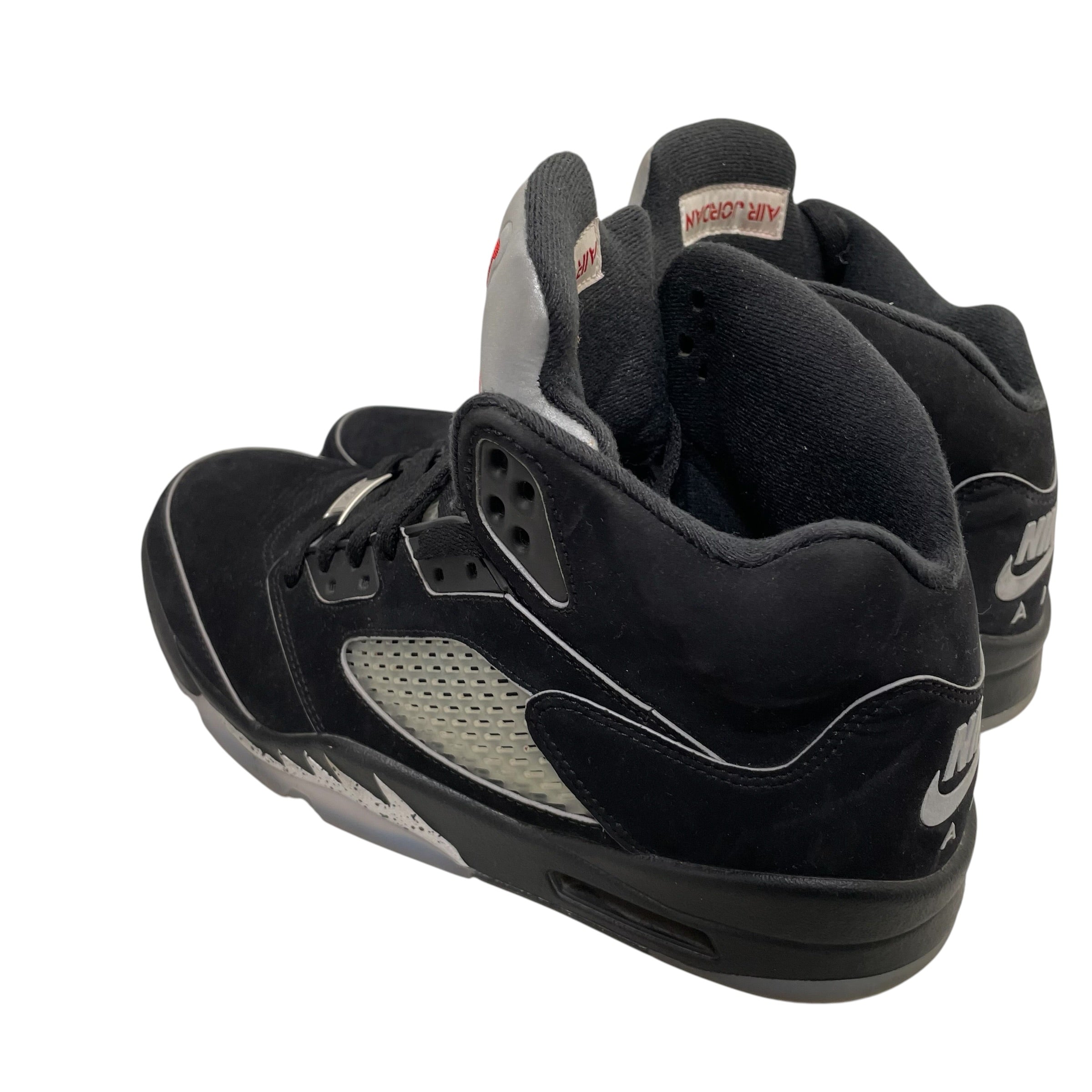 NIKE/Hi-Sneakers/US 10.5/BLK/Retro 5 OG  Black Metallic view 2