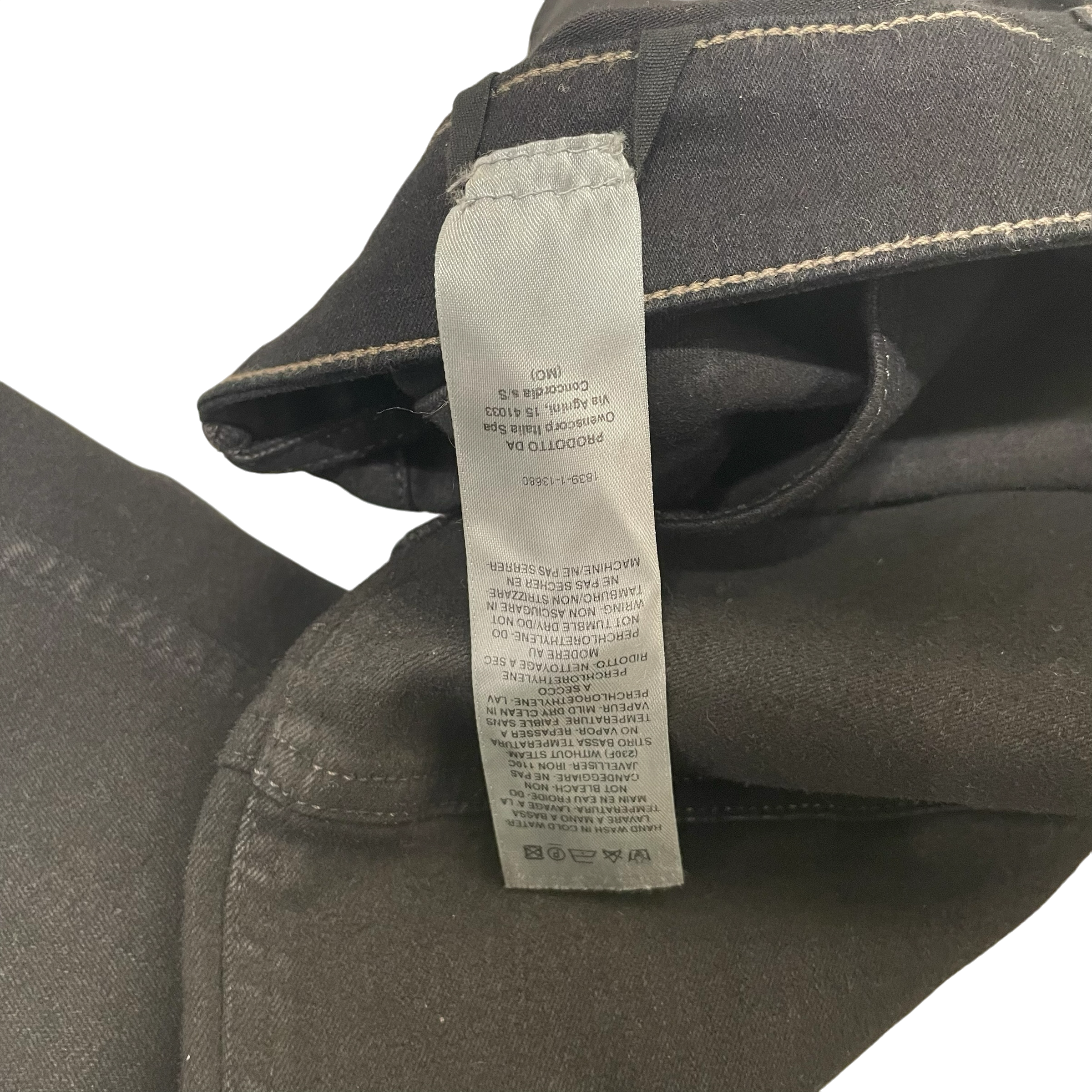 Rick Owens/Skinny Pants/L/Cotton/BLK/ view 5
