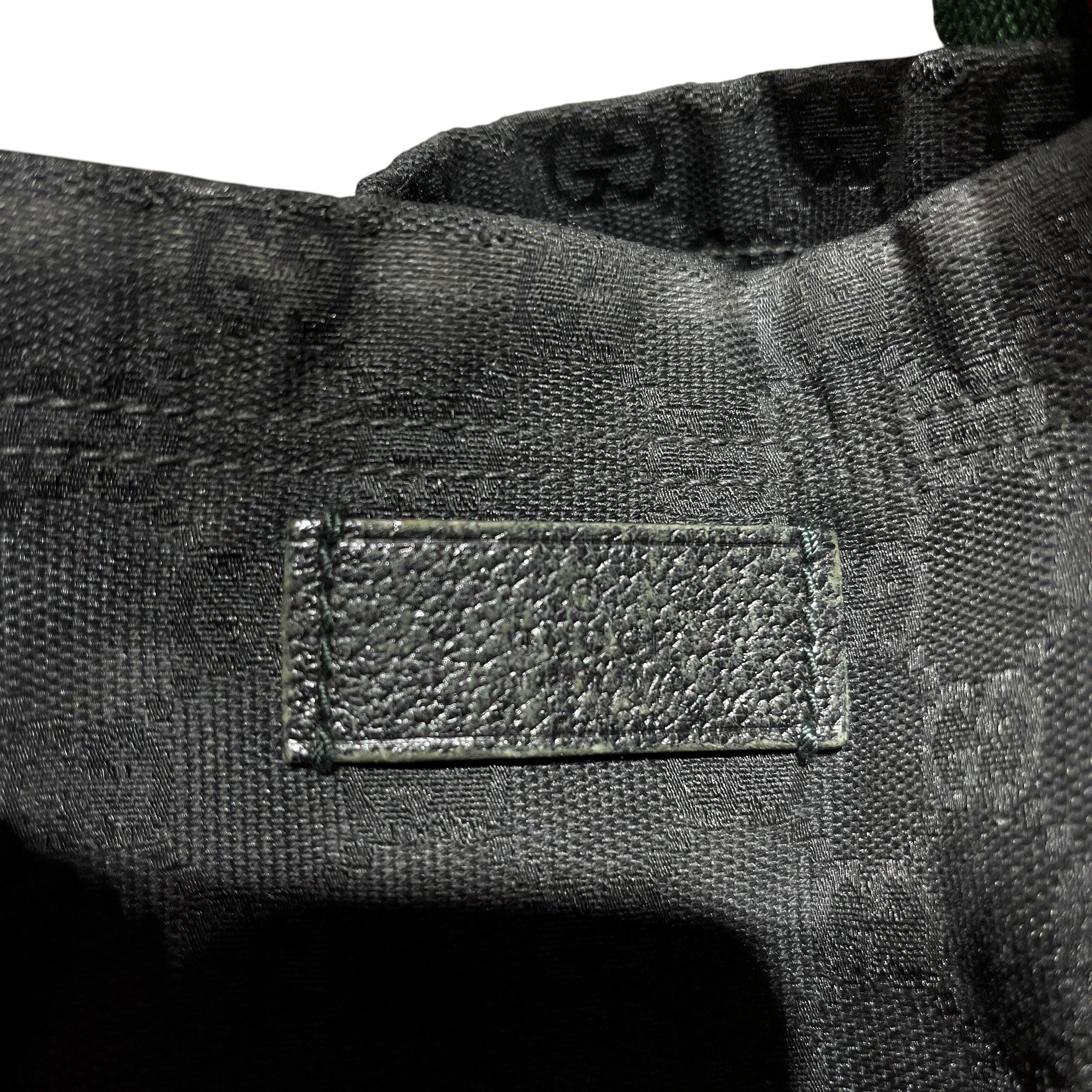GUCCI/Tote Bag/Monogram/Cotton/BLK/VINTAGE TOTE view 5
