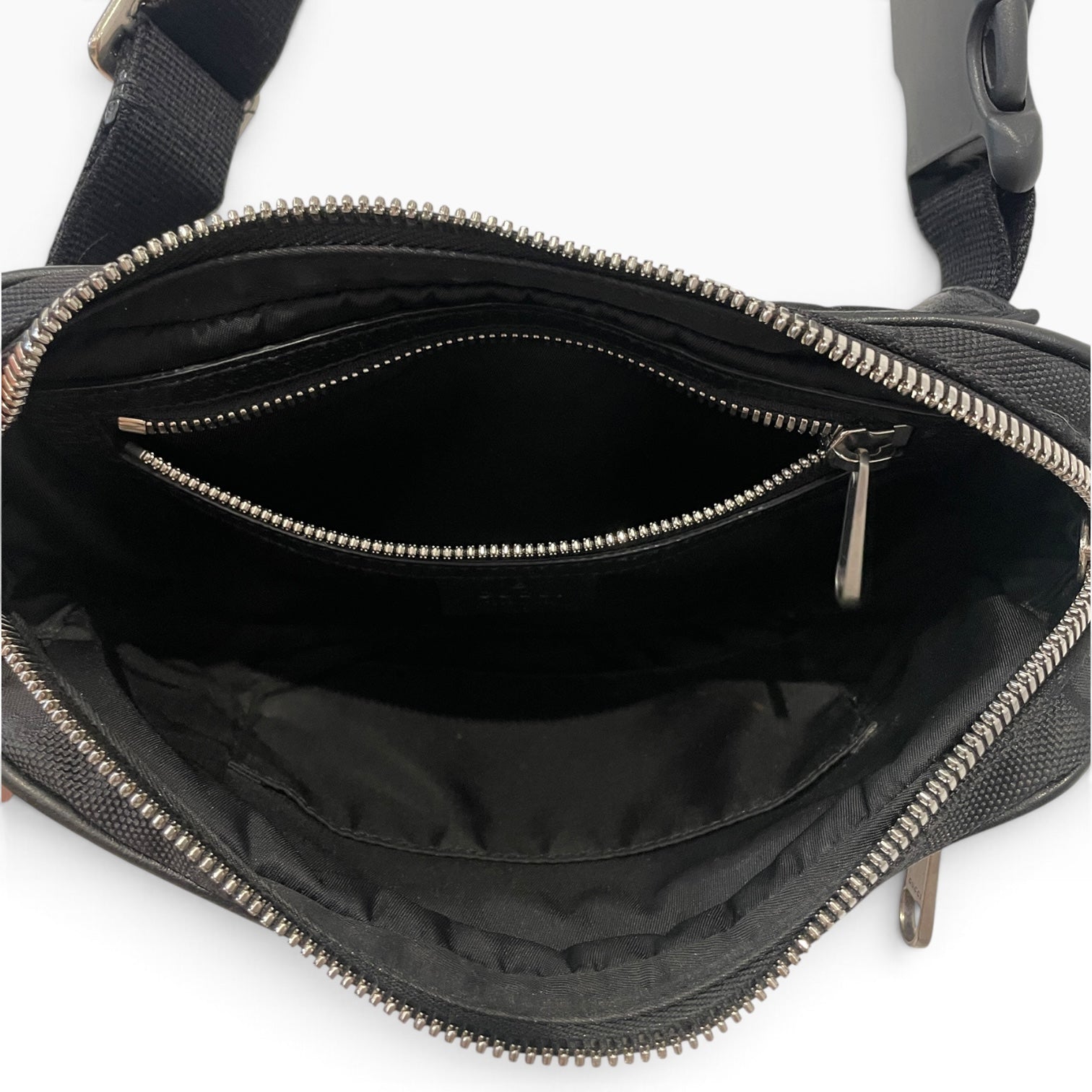 GUCCI/Fanny Pack/Monogram/Cotton/BLK/OFF THE GRID view 4