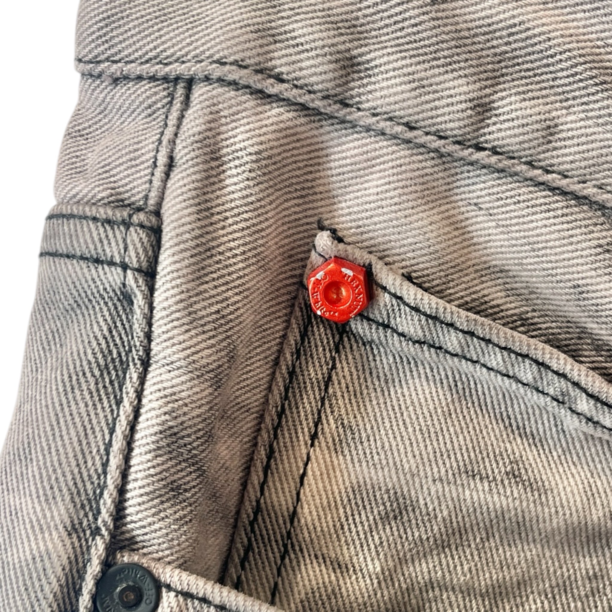 OFF-WHITE/Skinny Pants/S/Denim/GRY/Tie Dye Pants view 6