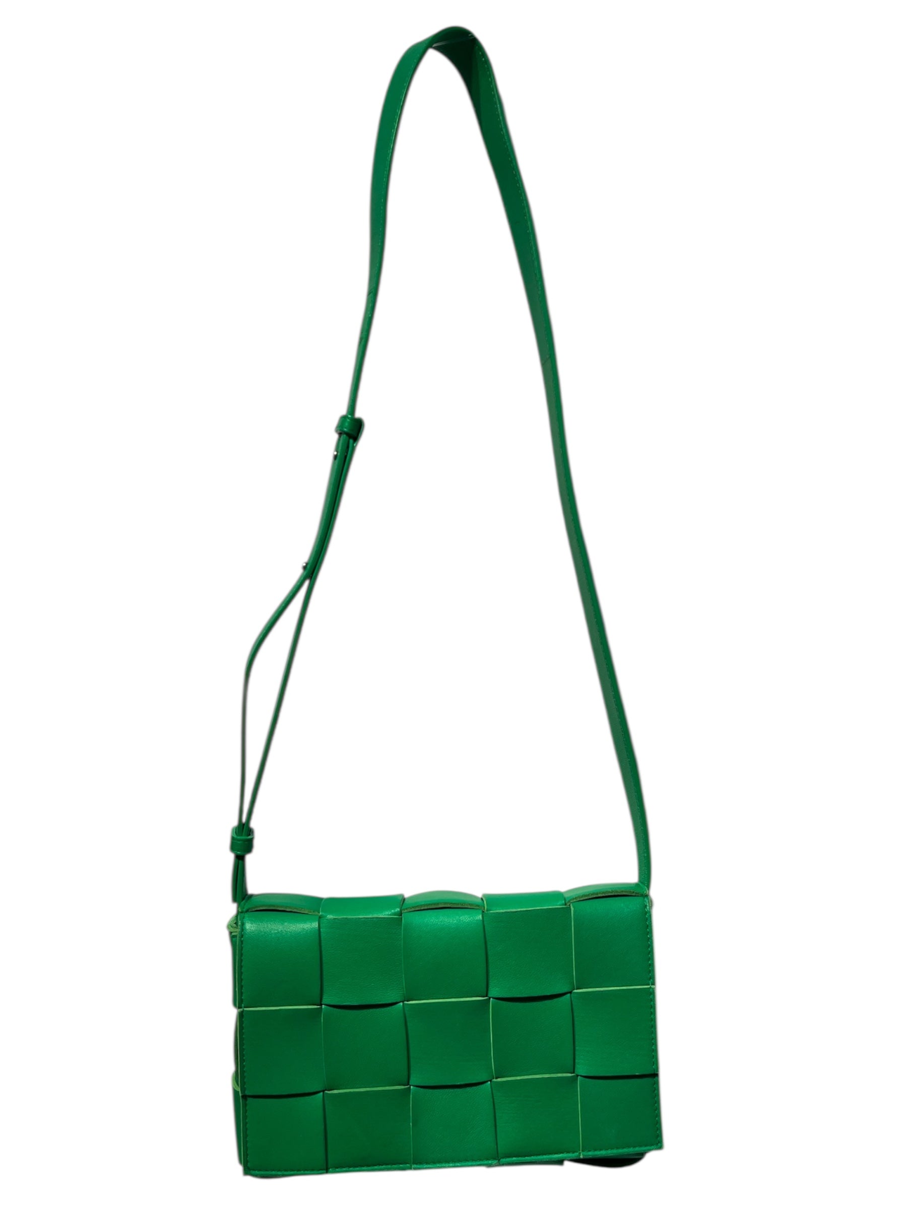 BOTTEGA VENETA/Cross Body Bag/Leather/GRN/ view 1