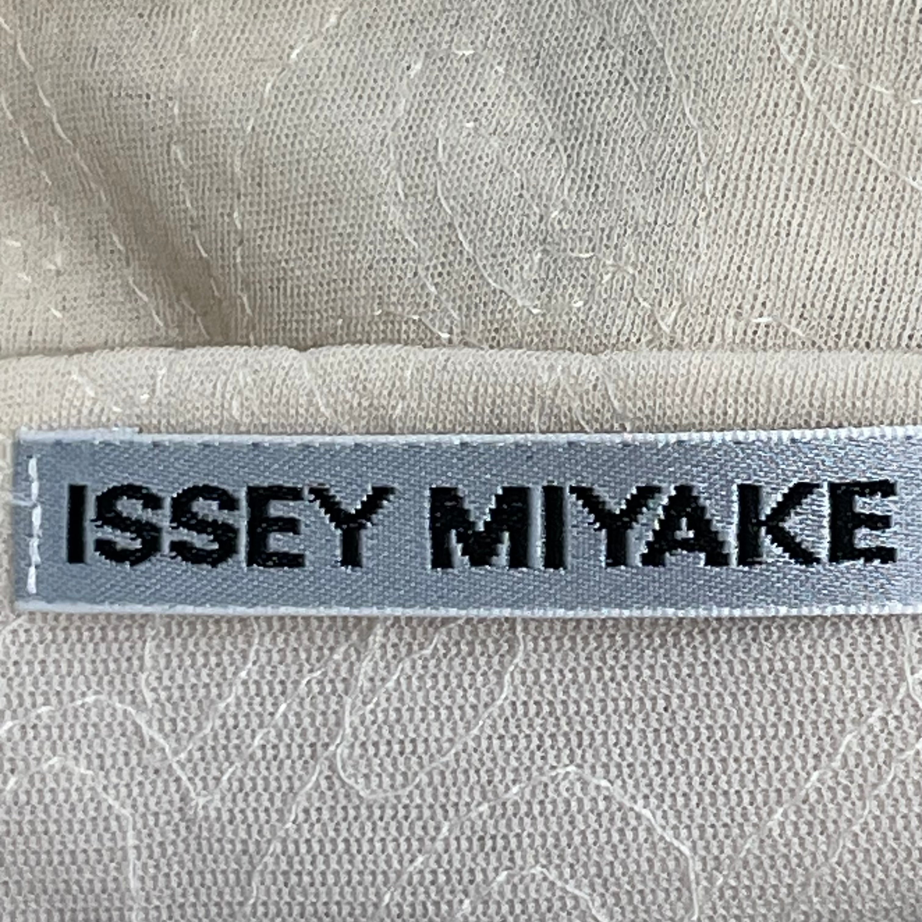 ISSEY MIYAKE/T-Shirt/2/Cotton/CRM/DBL LAYER ALL OVER STITCH view 5