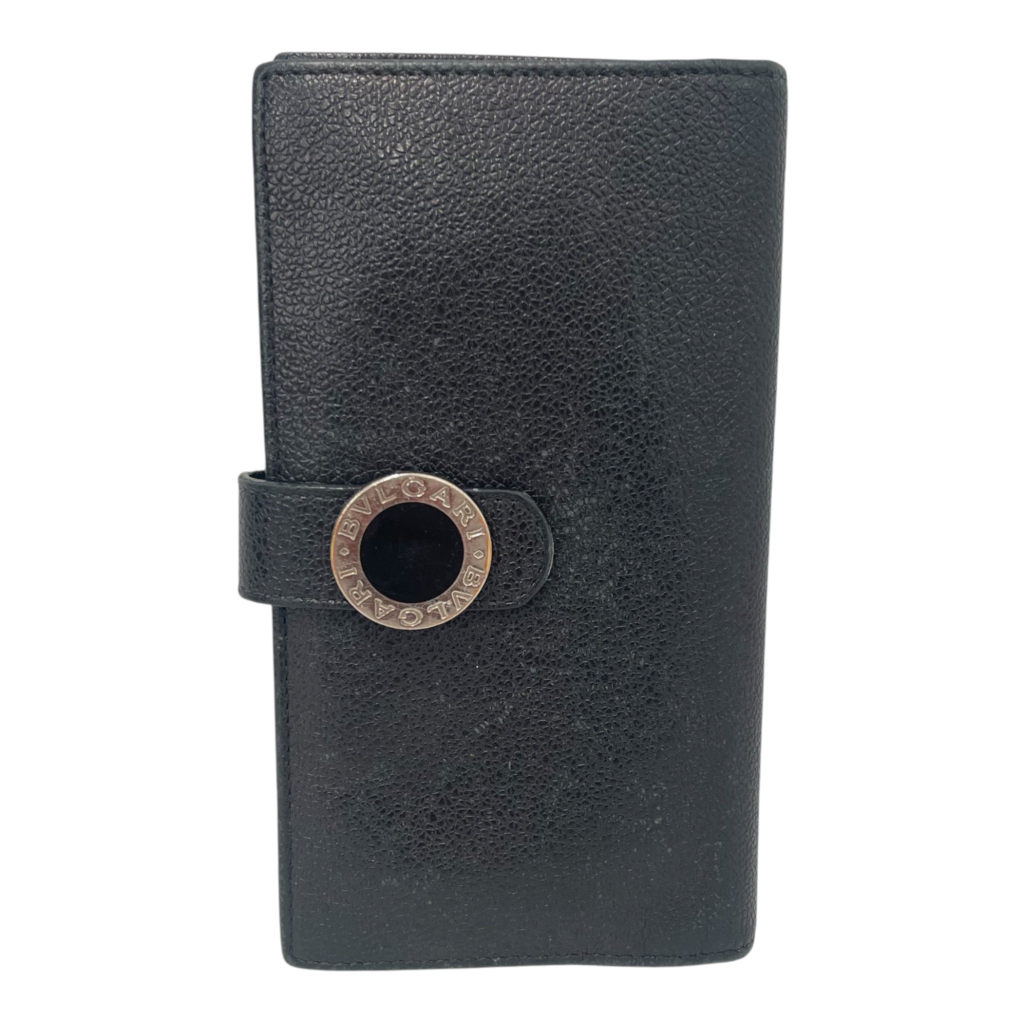 BVLGARI/Wallet/Leather/BLK/ view 1