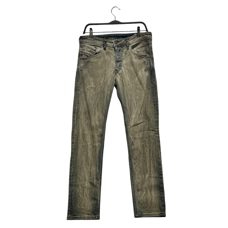 DIESEL/Straight Pants/29/Cotton/IDG/BELTHER ACID WASH JEANS
