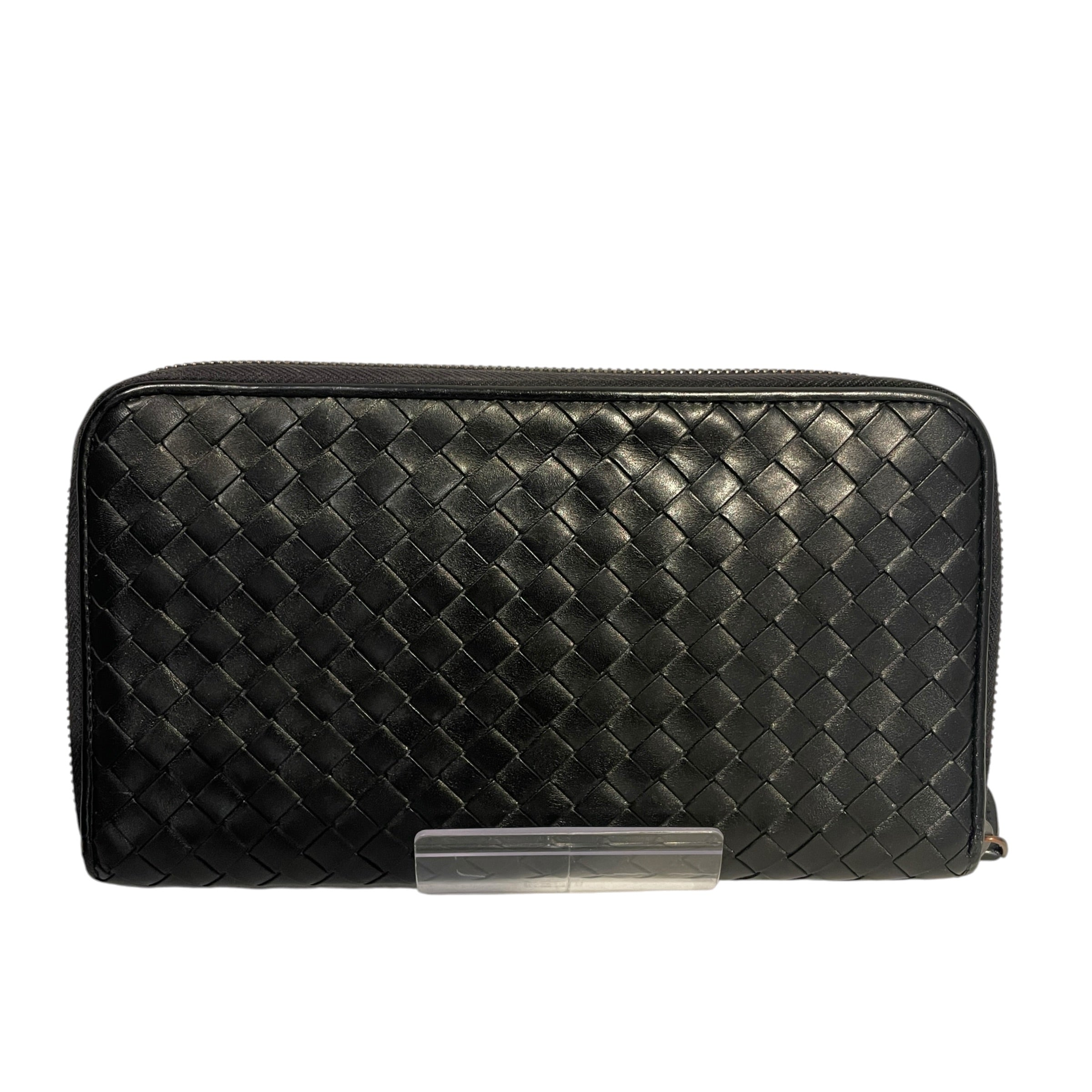 BOTTEGA VENETA/Long Wallet/Leather/BLK/M's/WK8D3H2 view 1