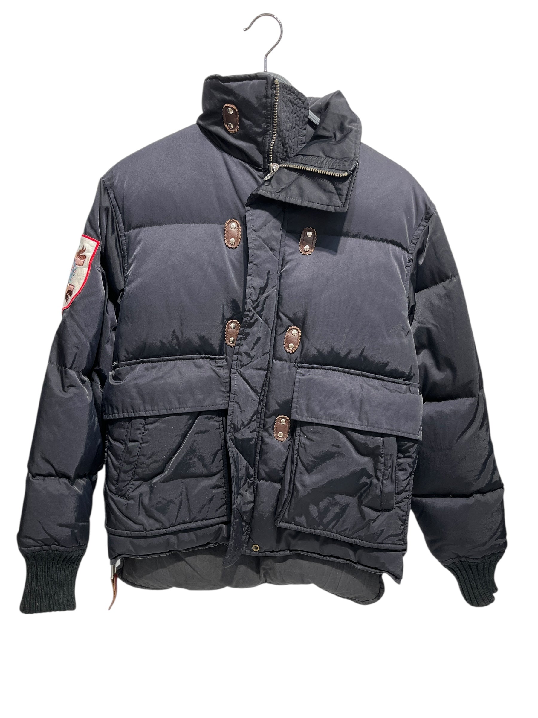 DSQUARED2/Coat/S/Nylon/BLK/PATCHES WT MOOSE IN IT PUFFER view 1