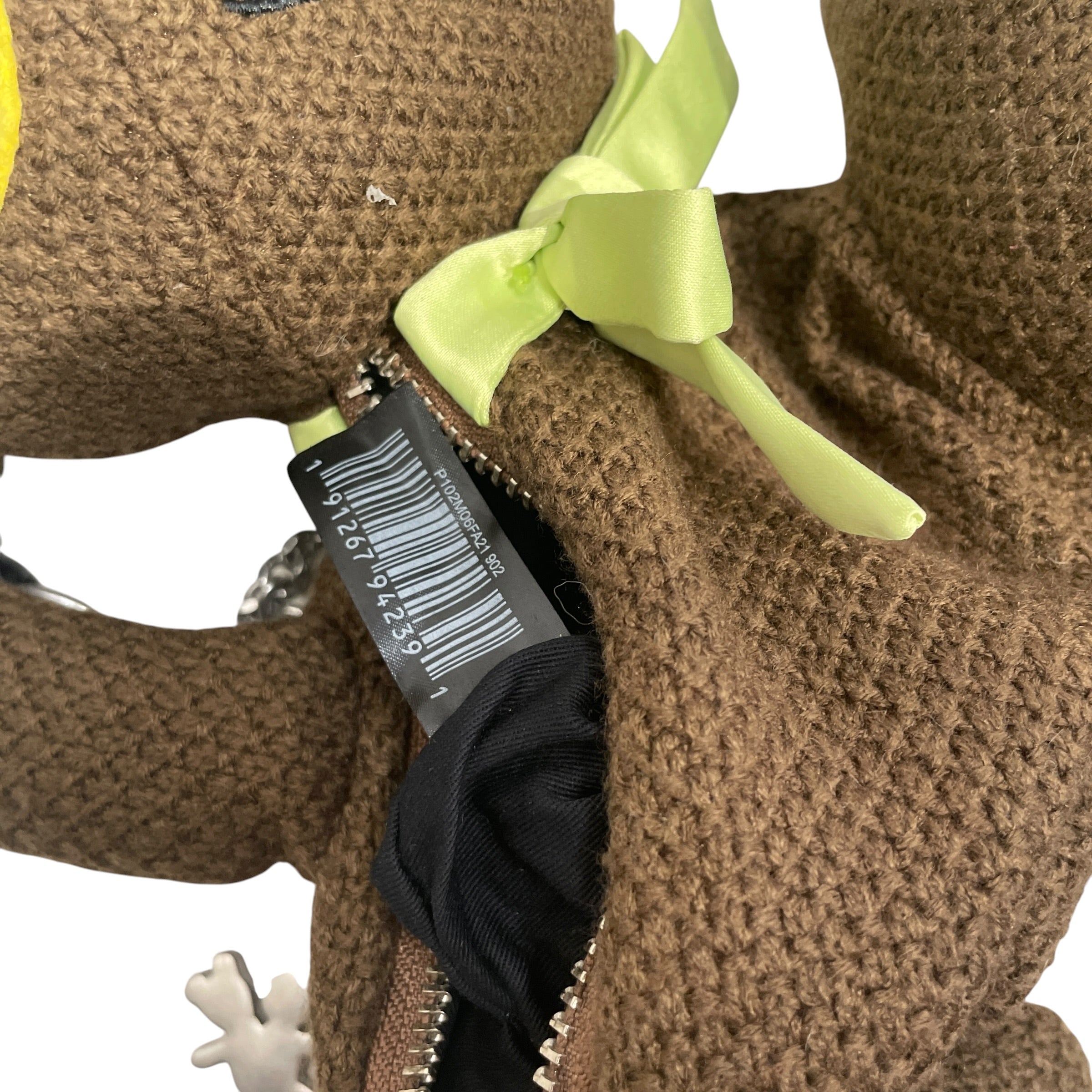 MARC JACOBS/Heaven By Marc Jacobs/Hand Bag/Cotton/BRW/HEAVEN MJ 2 HEAD BEAR KNIT BAG view 6