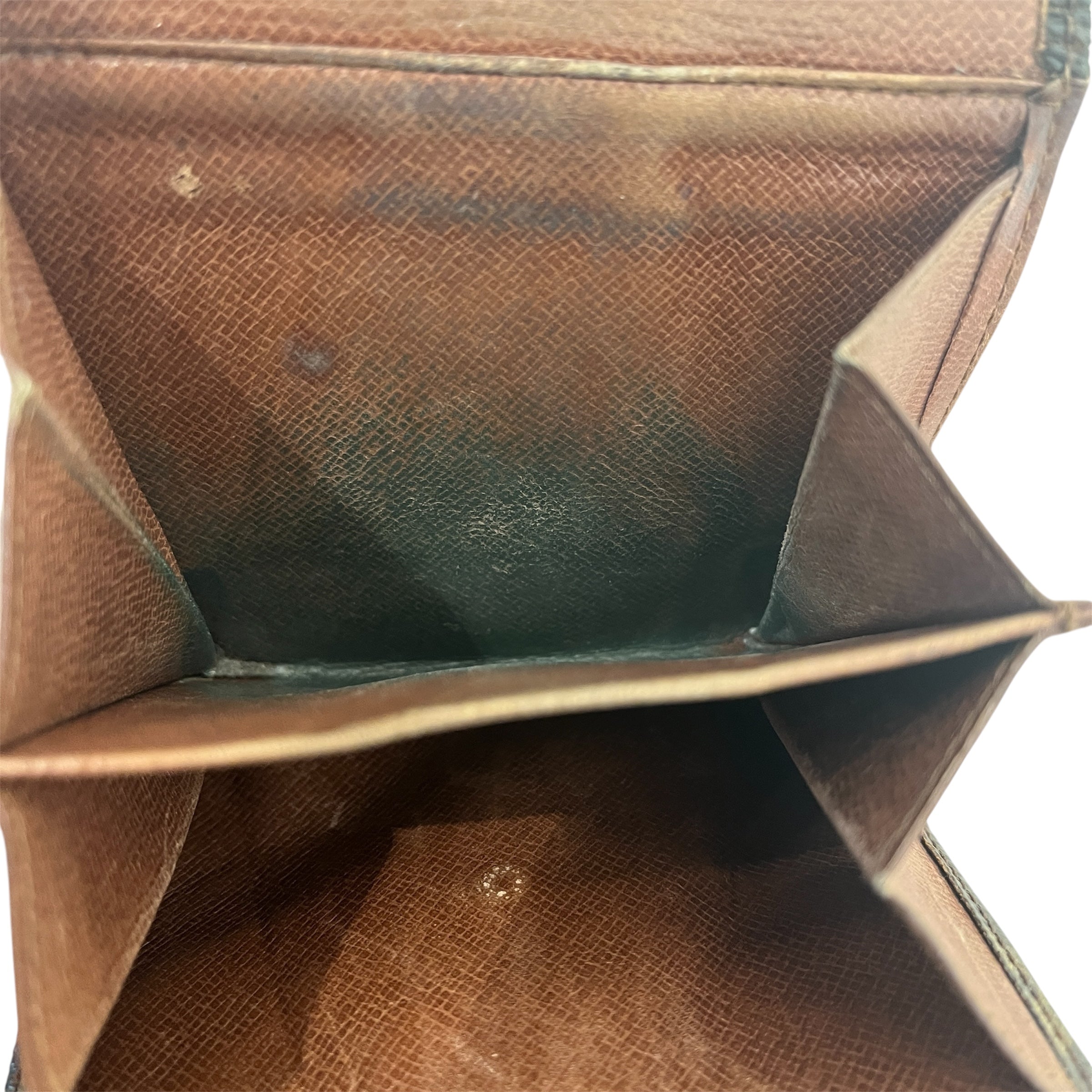 LOUIS VUITTON/Wallet/Monogram/Leather/BRW/elise compact wallet view 6