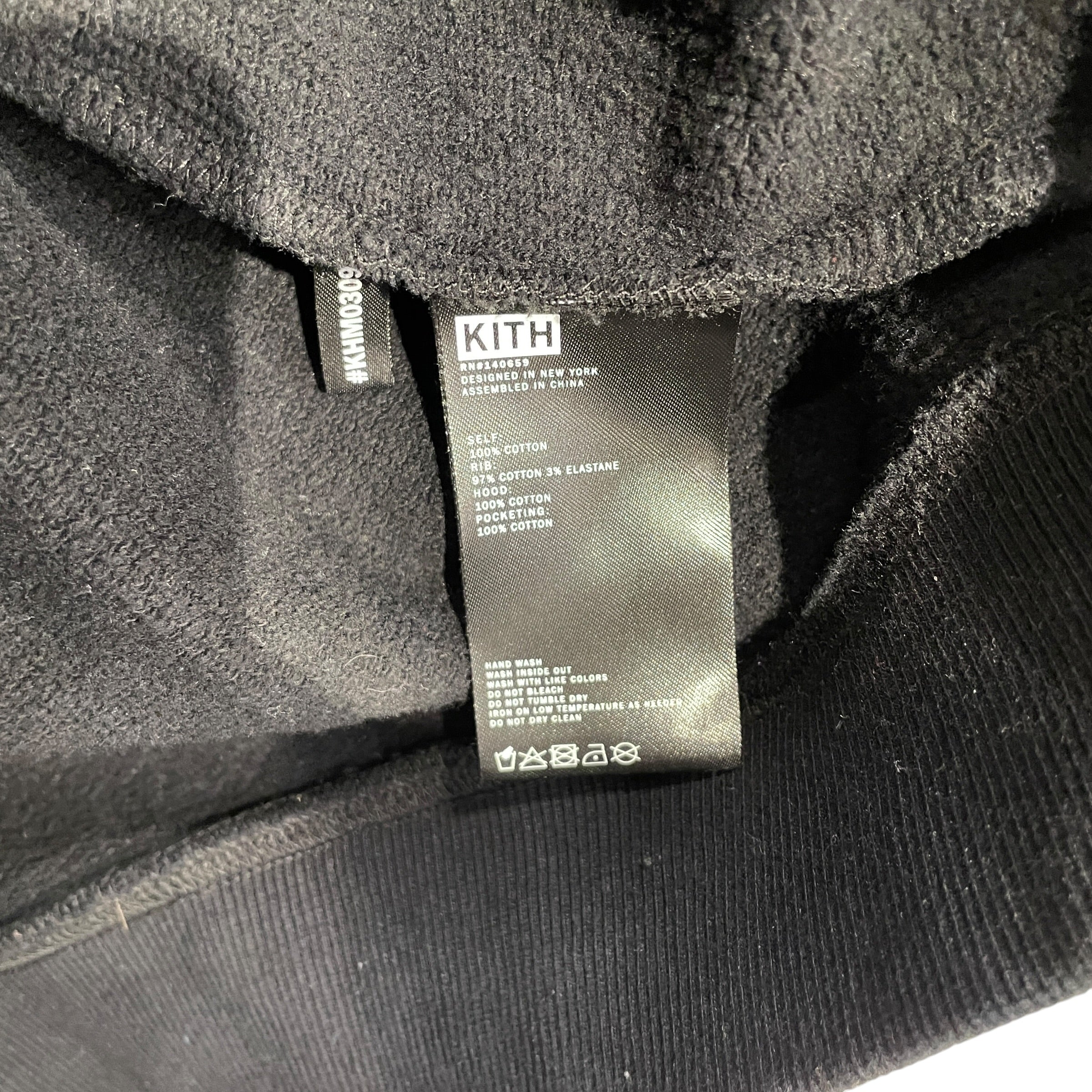 KITH/Hoodie/L/Cotton/BLK/JUST US SWAROVSKI view 4
