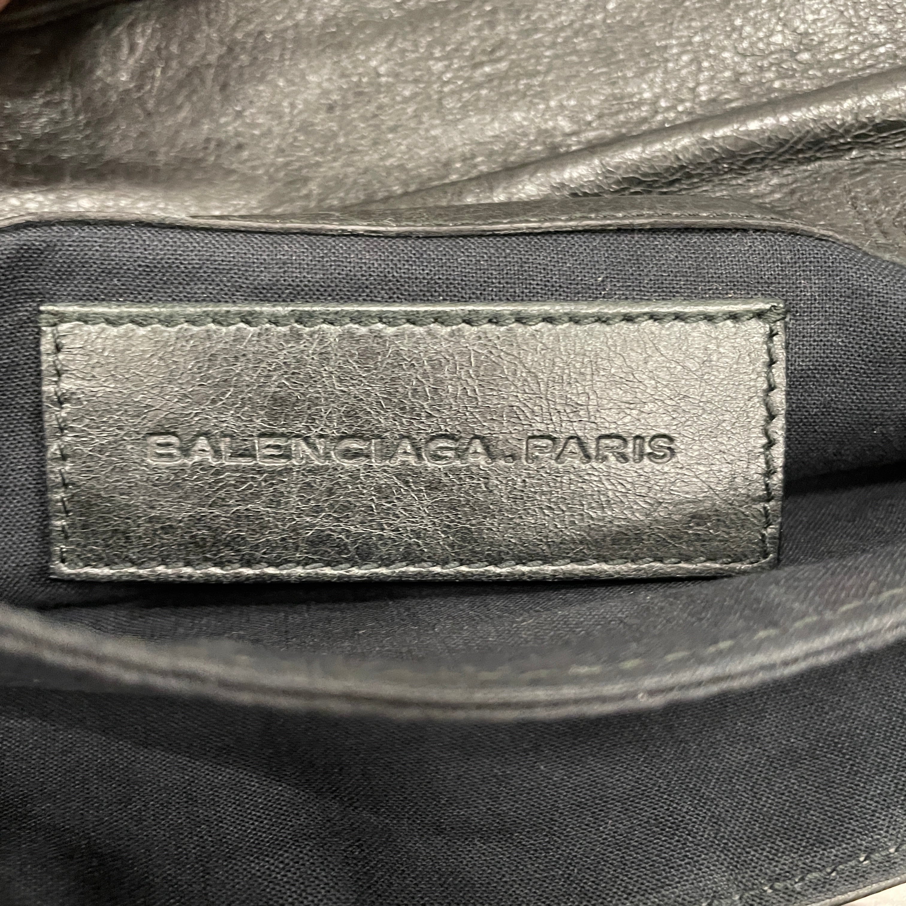 BALENCIAGA/Clutch Bag/Leather/BLK/CITY ENVELOPE CLUTCH view 5