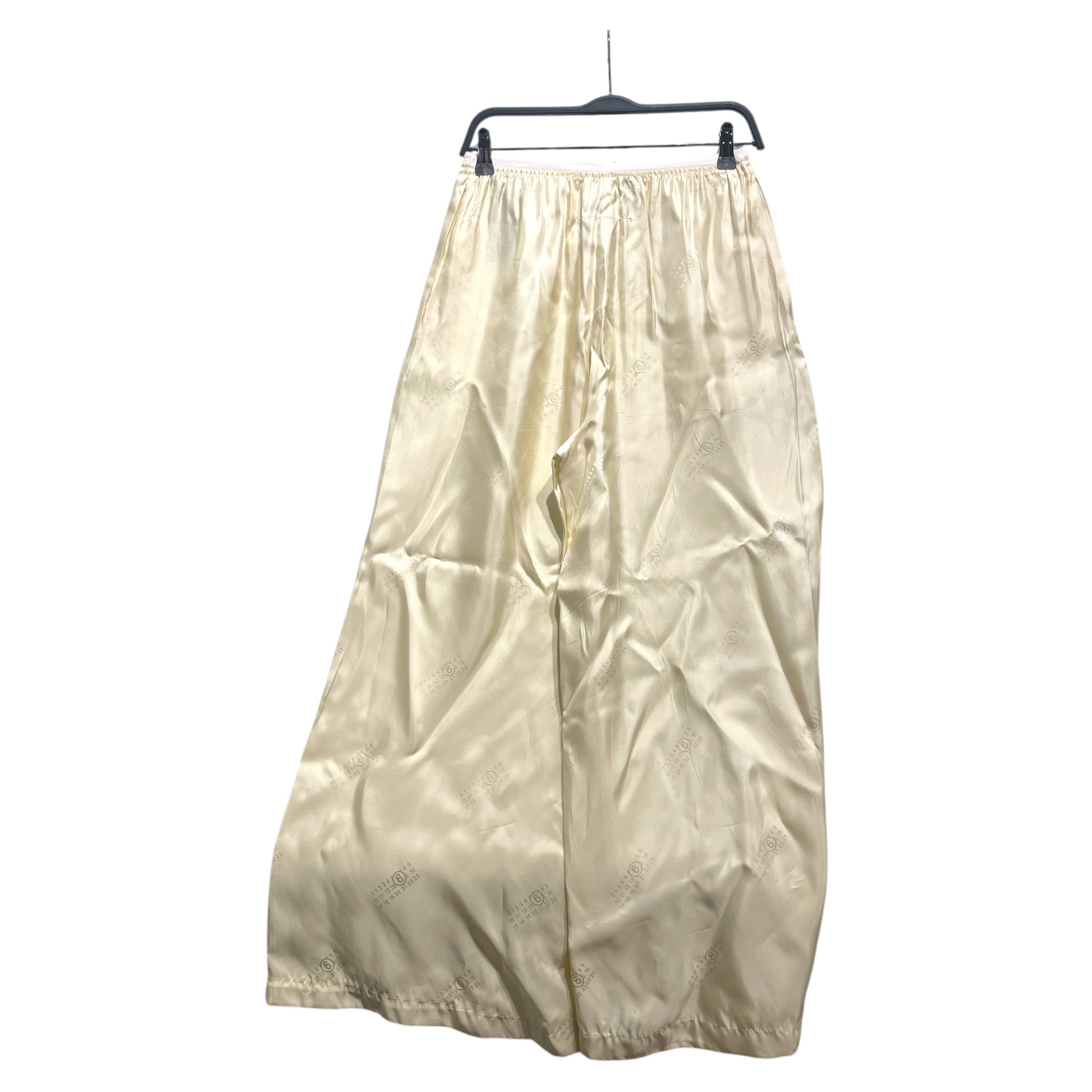 MM6/Wide Leg Pants/40/IVR/MM6 Logo Lounge Pants view 2