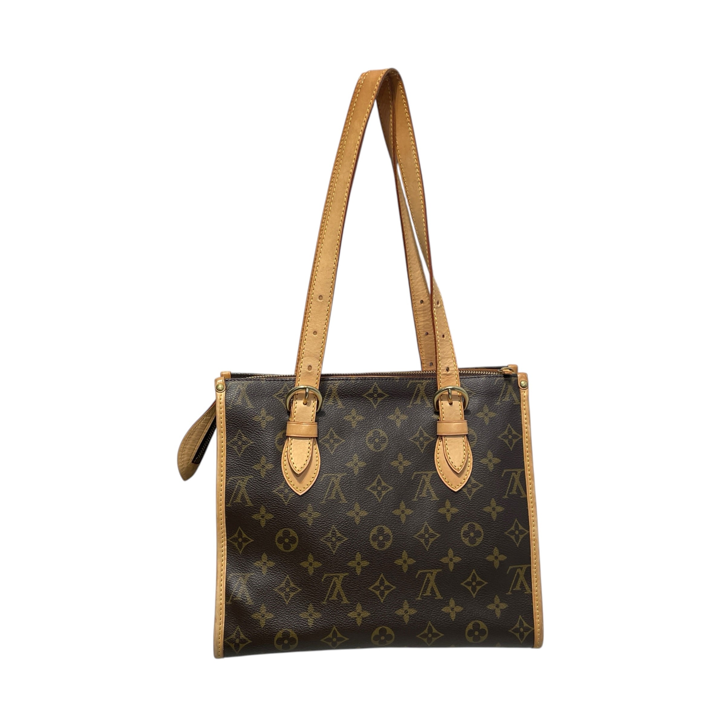 LOUIS VUITTON/Hand Bag/Monogram/Leather/BRW/Popincourt Haut view 3