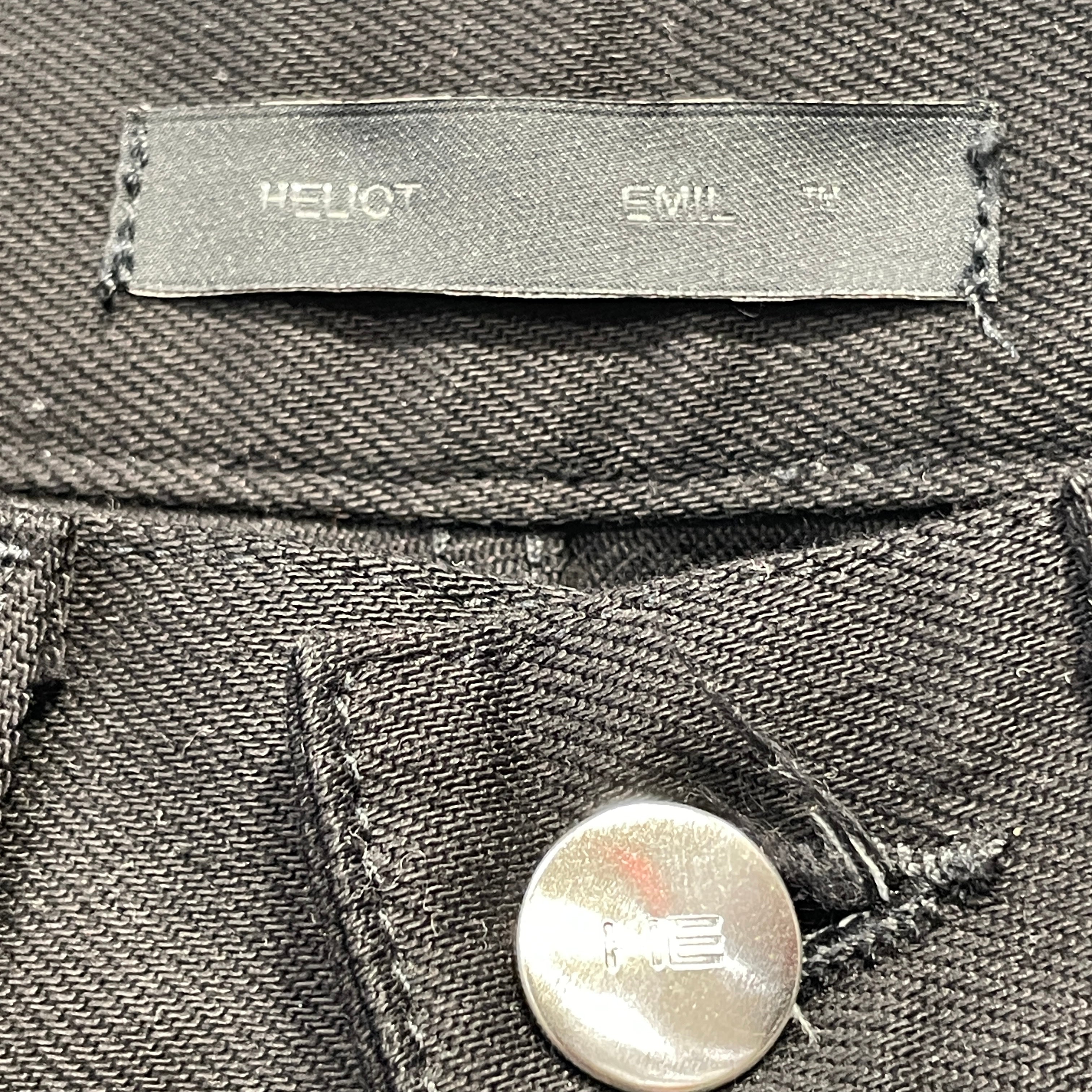 HELIOT EMIL/Bottoms/36/Denim/BLK/CUT OUT SIDES view 3