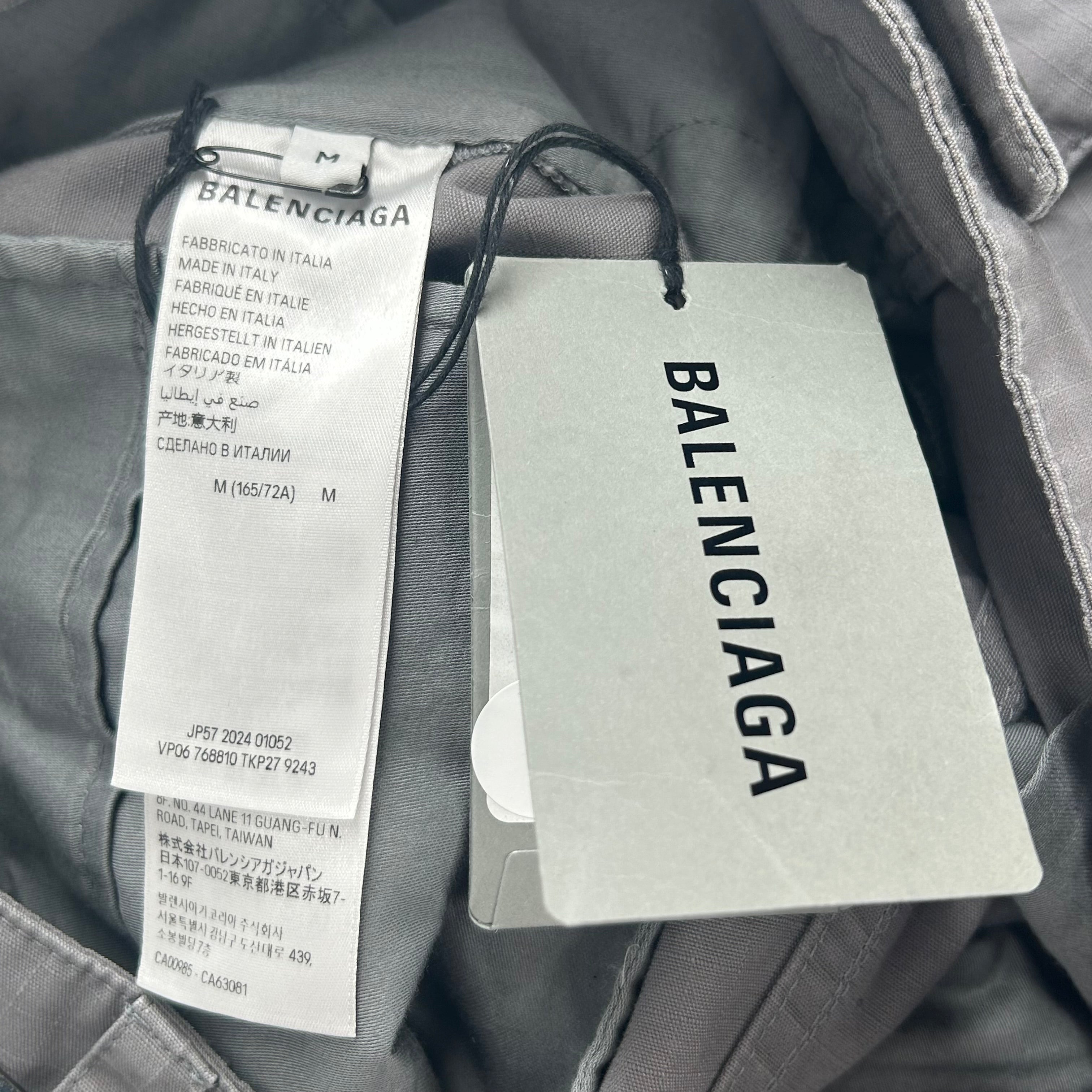 BALENCIAGA/Cargo Pants/M/Cotton/GRY/JP57 2024 01052 view 4