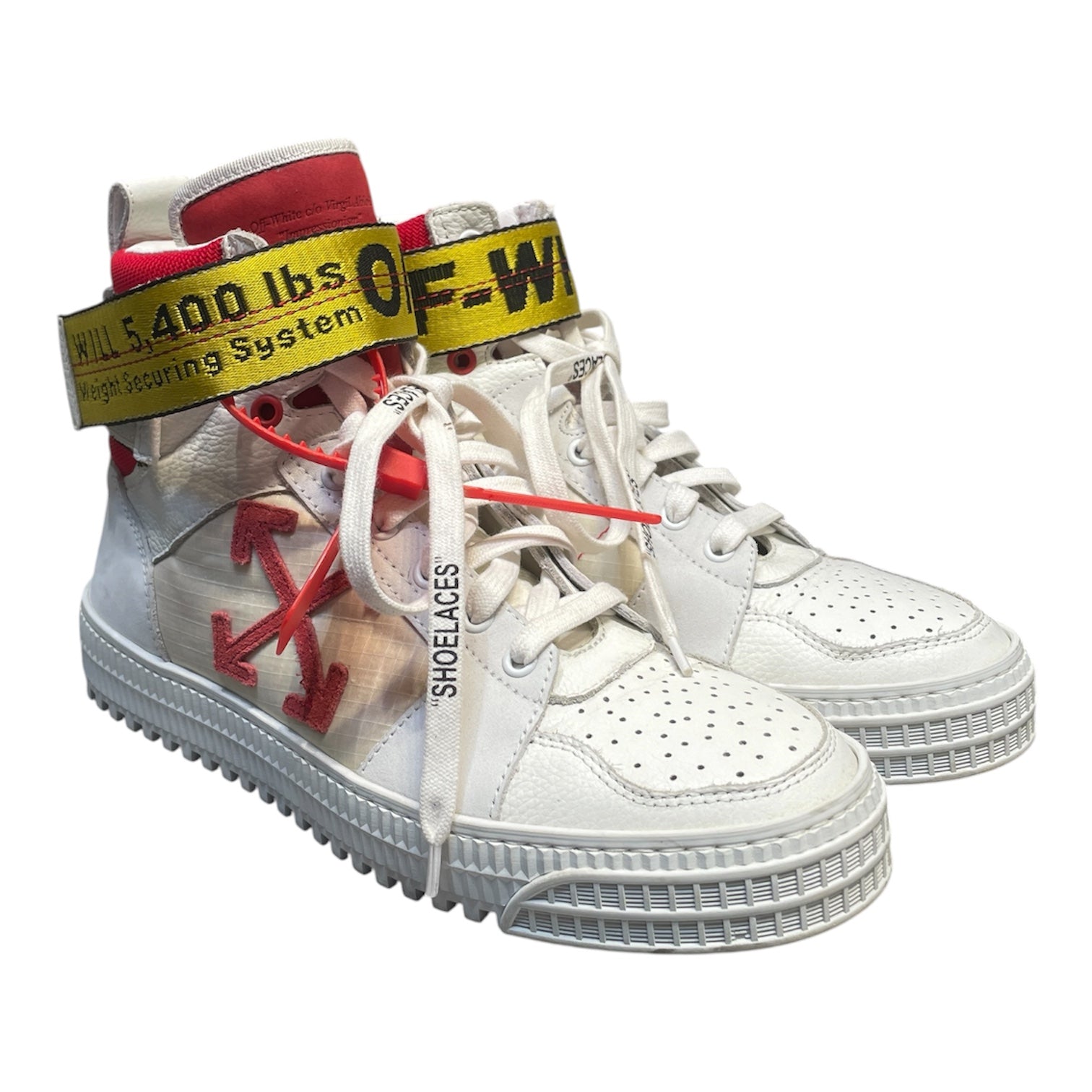 OFF-WHITE/Hi-Sneakers/EU 39/WHT/HI-Top Industrial view 1