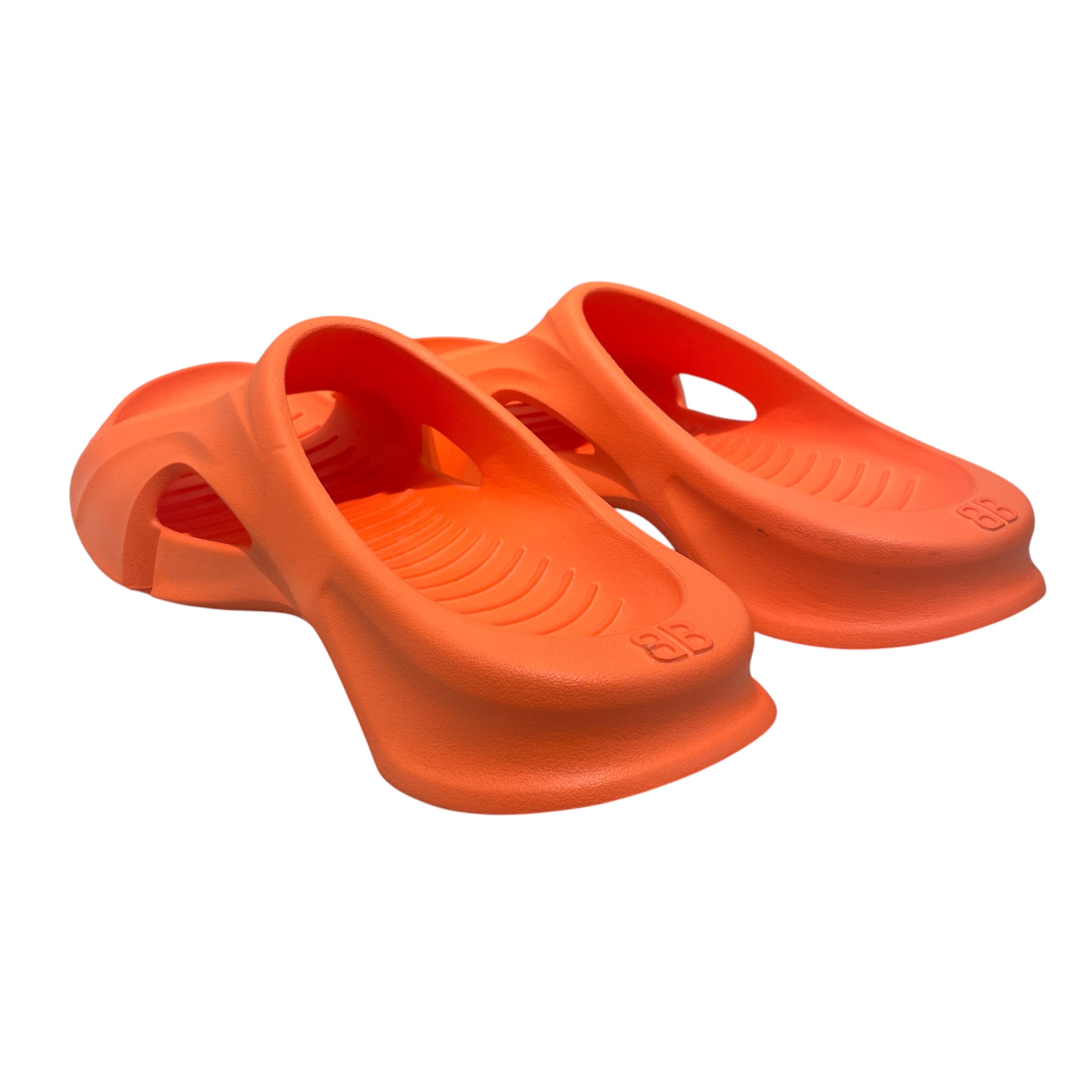 BALENCIAGA/Sandals/US 10/Cotton/ORN/BB mold view 2