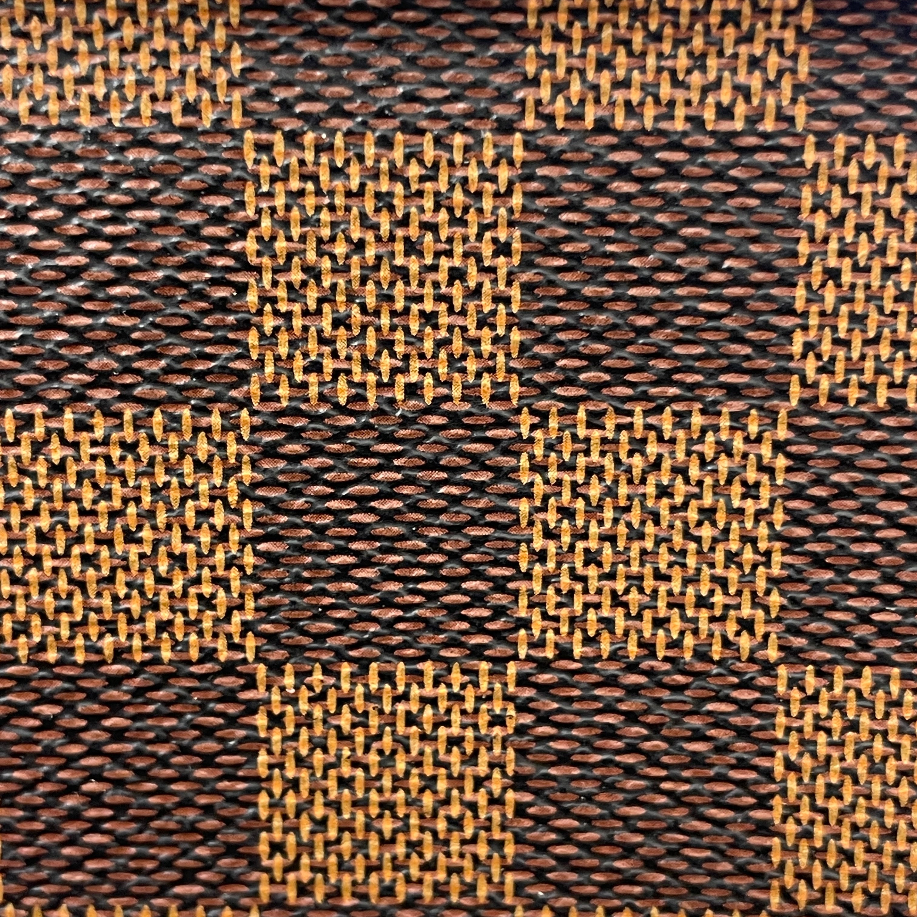 LOUIS VUITTON/Wallet/Monogram/Leather/BRW/L's/damier ebene view 6