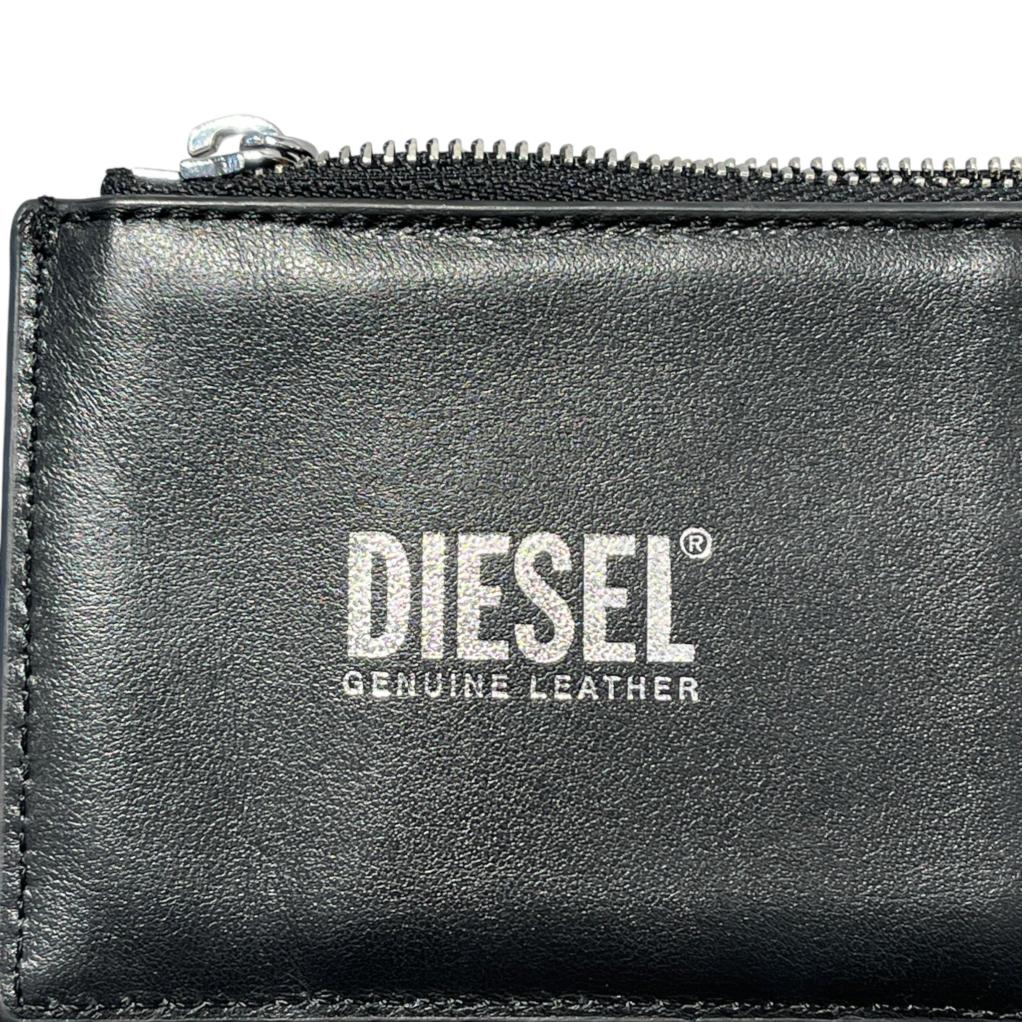 DIESEL/Card Case/Leather/BLK/CARD HOLDER WITH SILVER LOGO view 8
