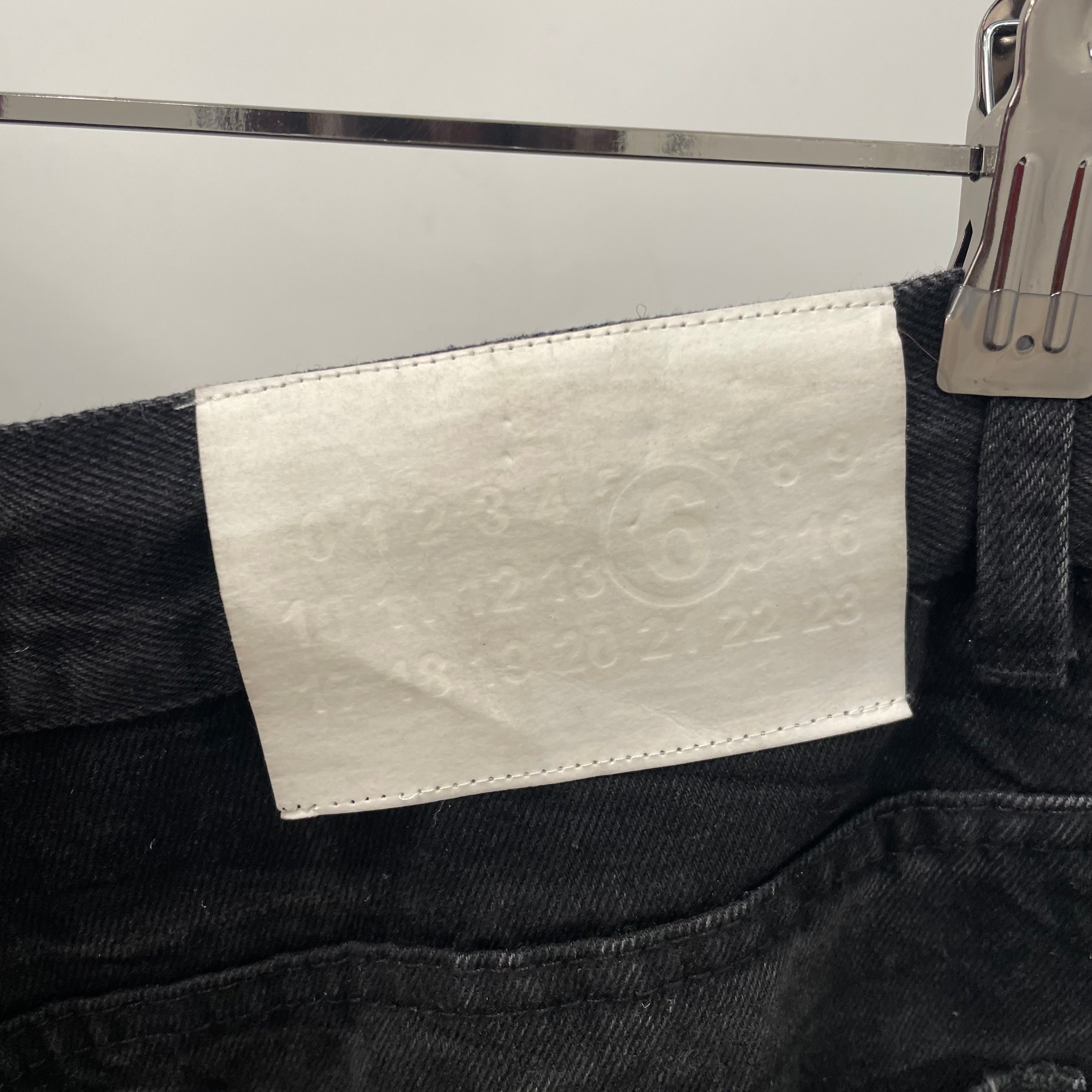 MM6/Pants/31/Denim/BLK/BLK FADED WIDE LEG view 4